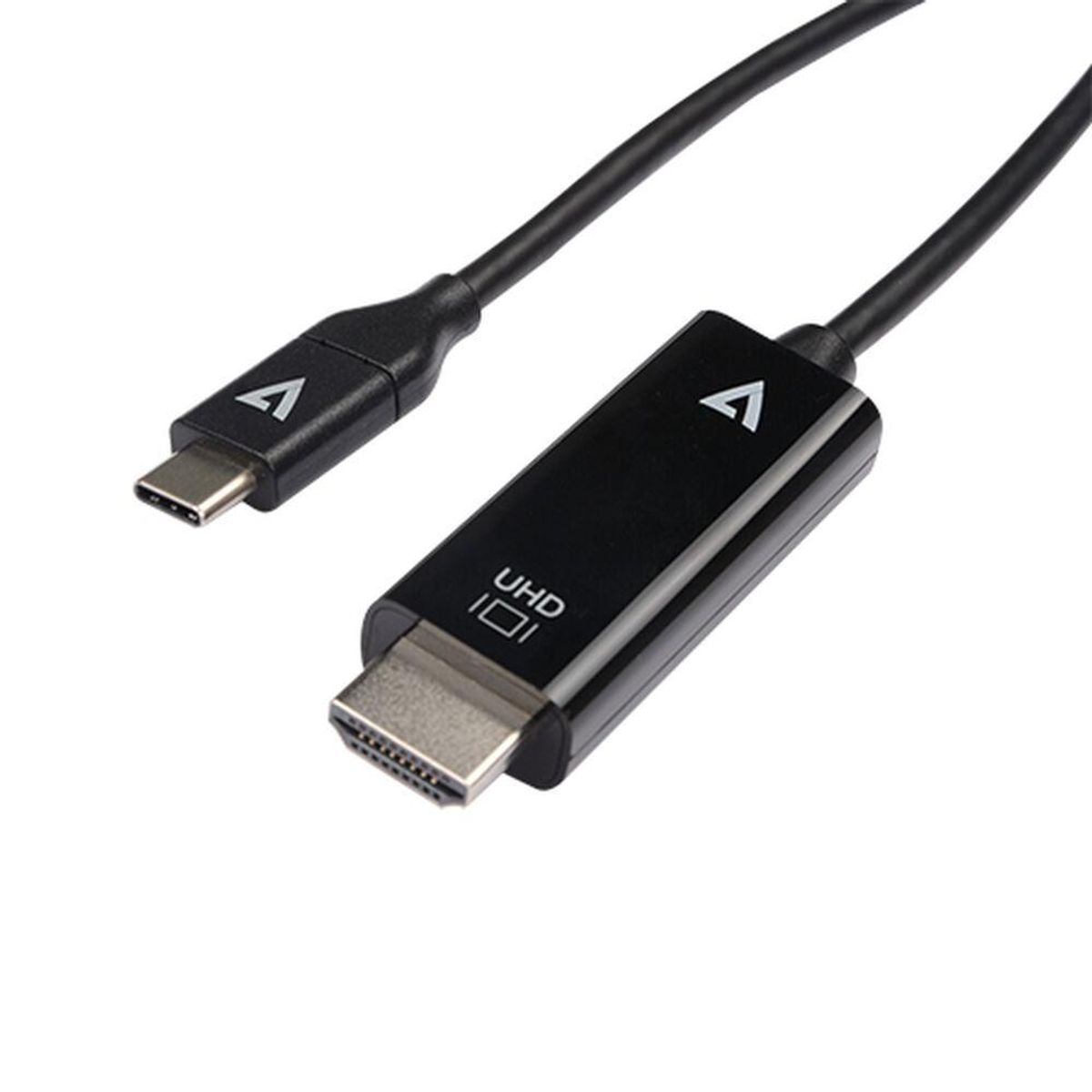 USB C til HDMI-adapter V7 V7UCHDMI-1M 1 m Sort