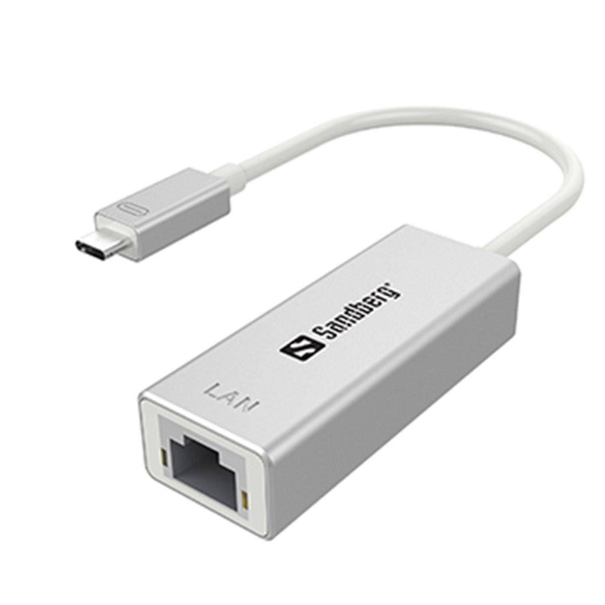 USB-C to Network Converter, Silver