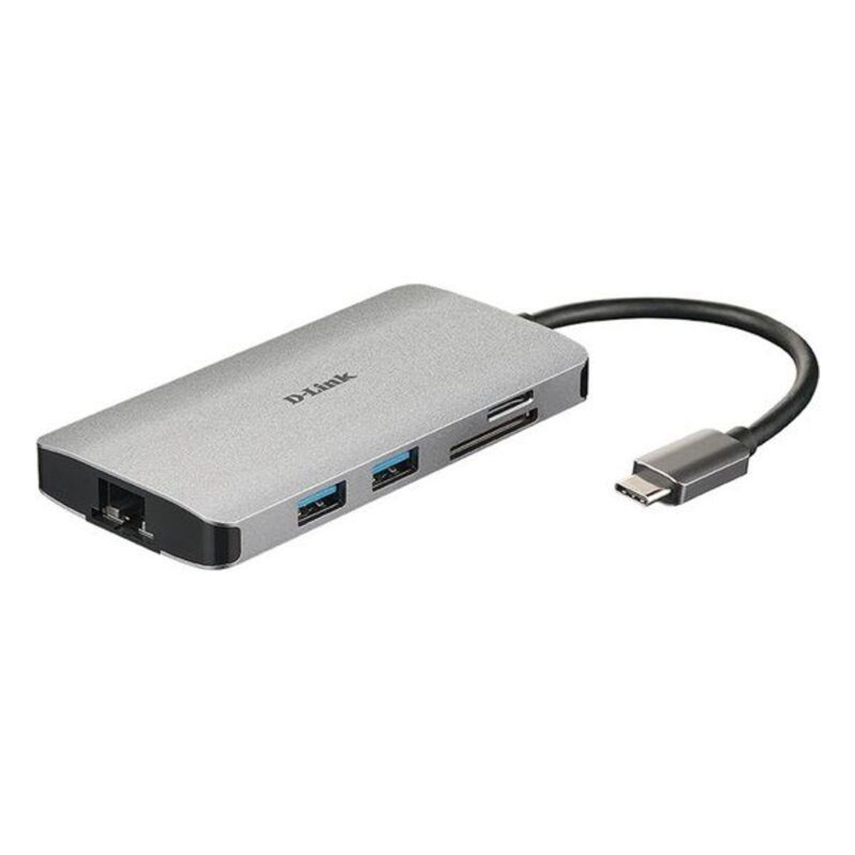 USB Hub C D-Link DUB-M810 Sølvfarvet