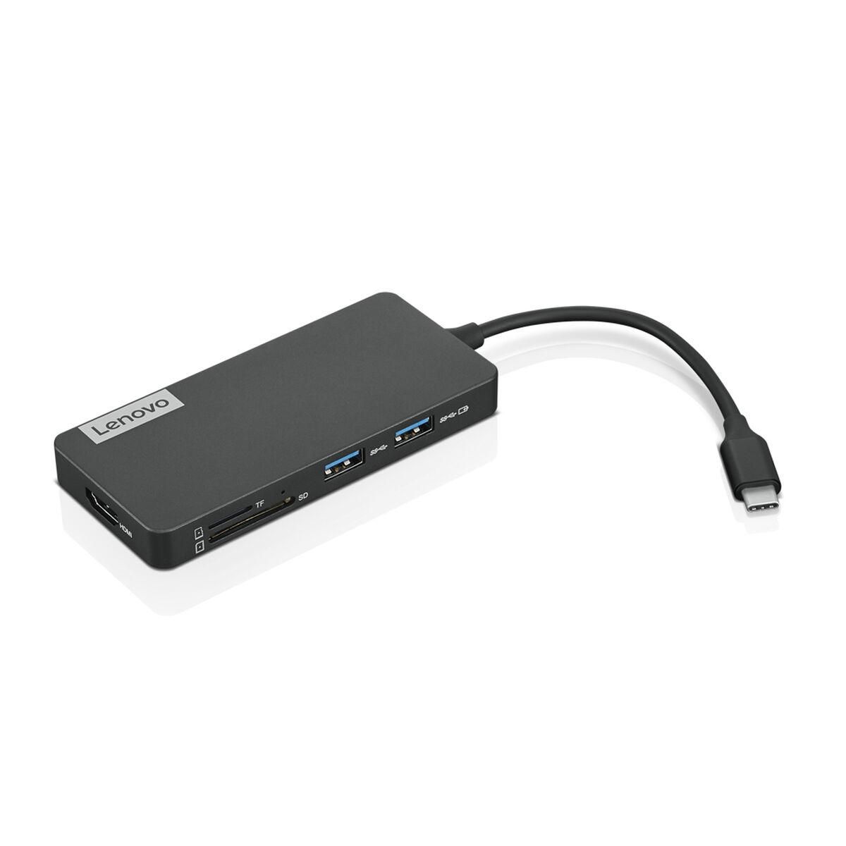 USB Hub Lenovo GX90T77924 Hvid Grå