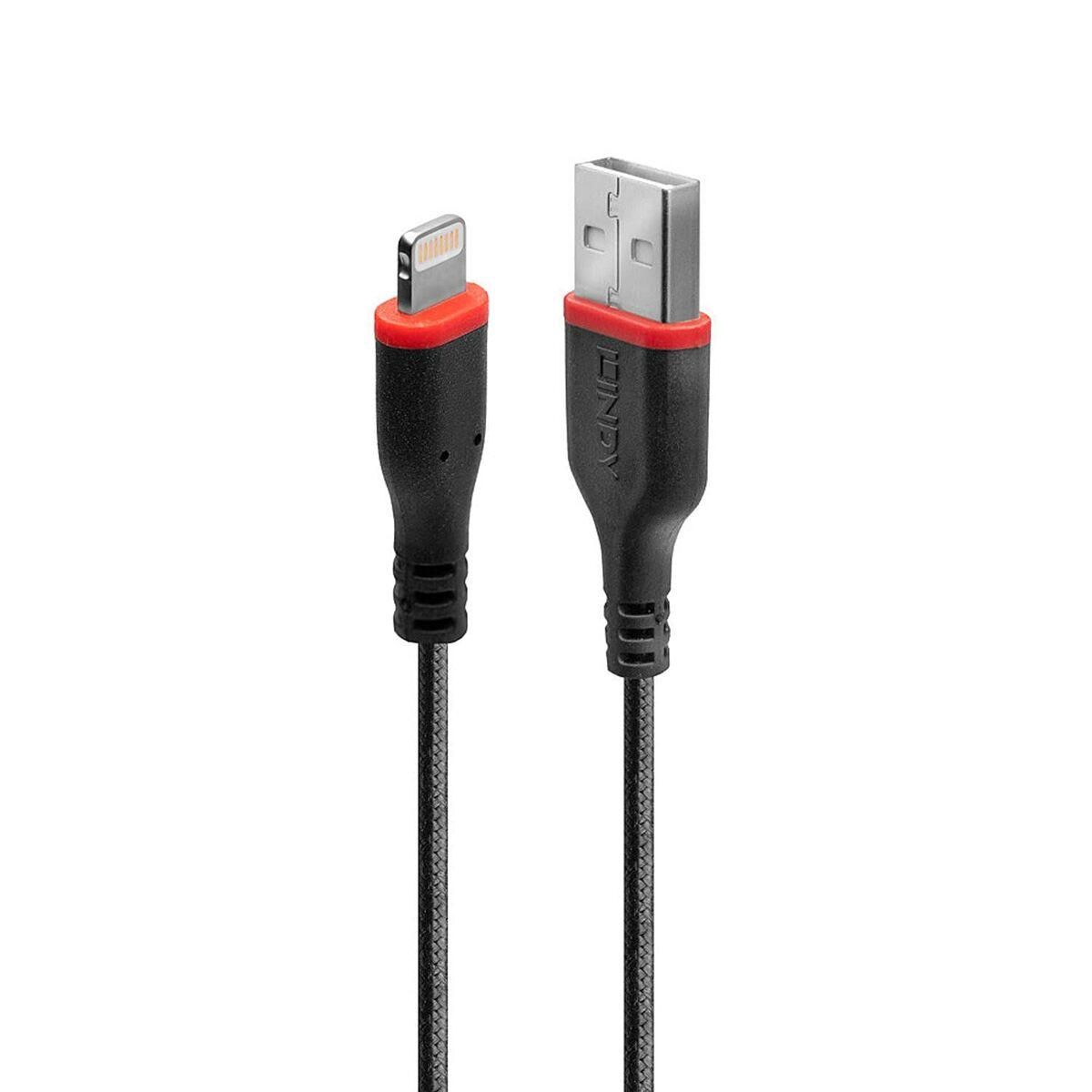 USB-kabel LINDY 31290 Sort