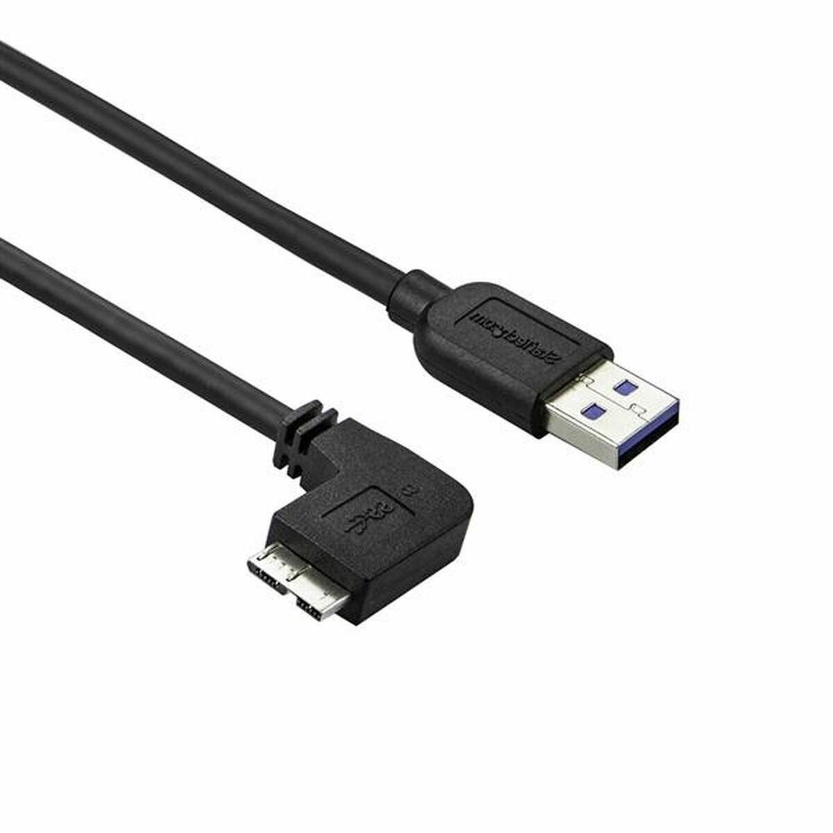 USB-kabel til Micro USB Startech USB3AU2MLS Sort