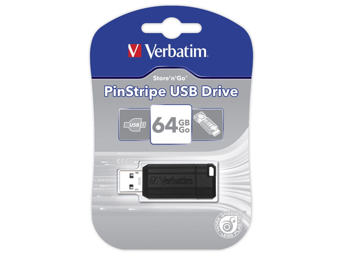 USB Nøgle 2.0 Pinstripe 64 gb