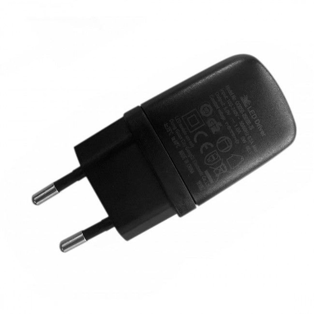 USB Oplader - Sort - 5V - 1A