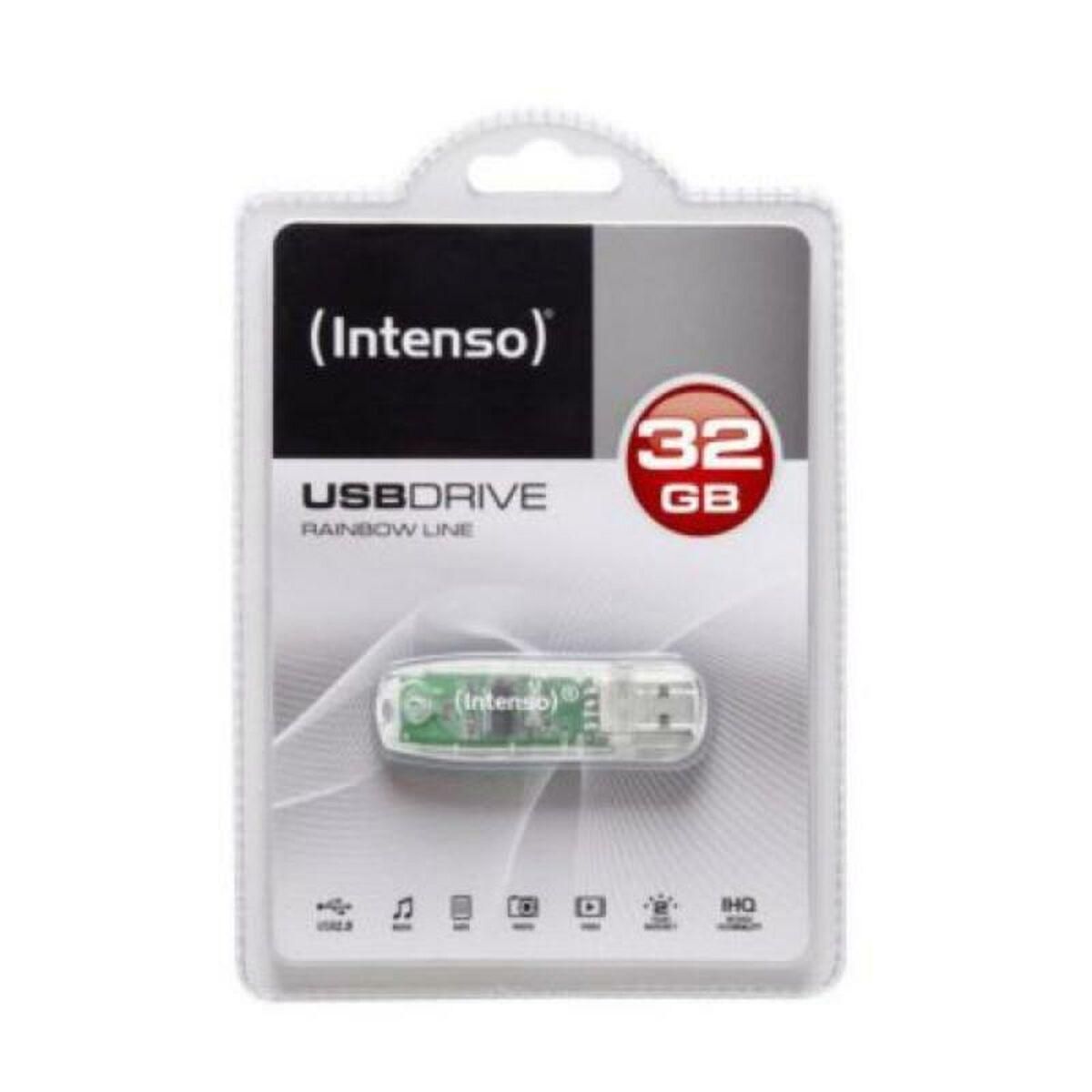 USB-stik INTENSO Rainbow Line 32 GB Gennemsigtig 32 GB USB-stik