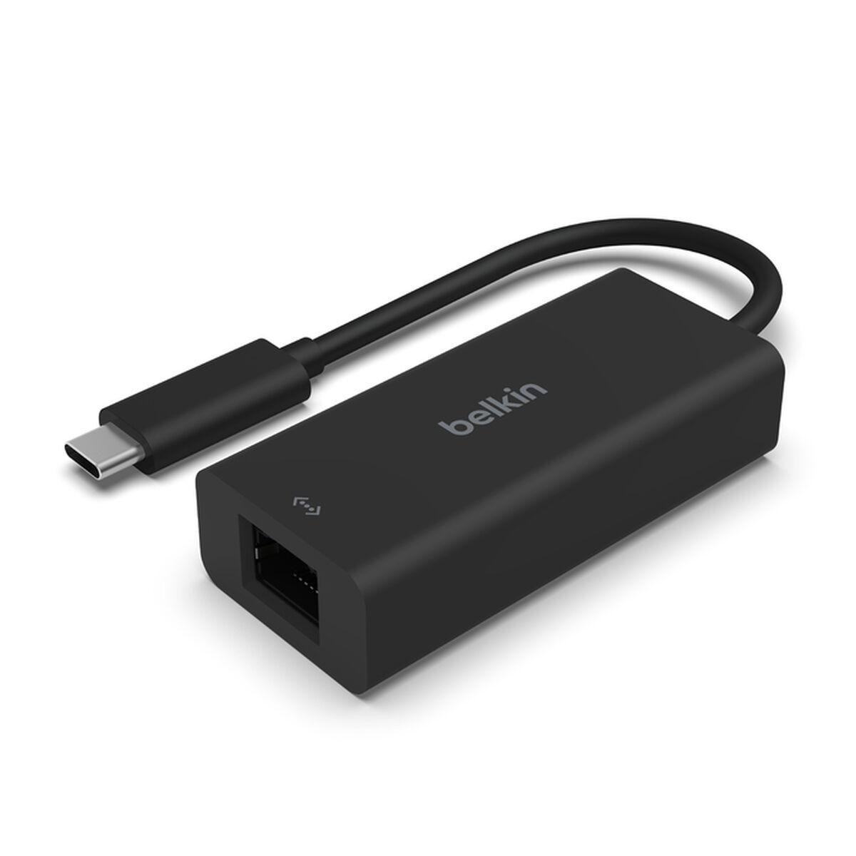 USB til ethernet-adapter Belkin INC012BTBK Sort