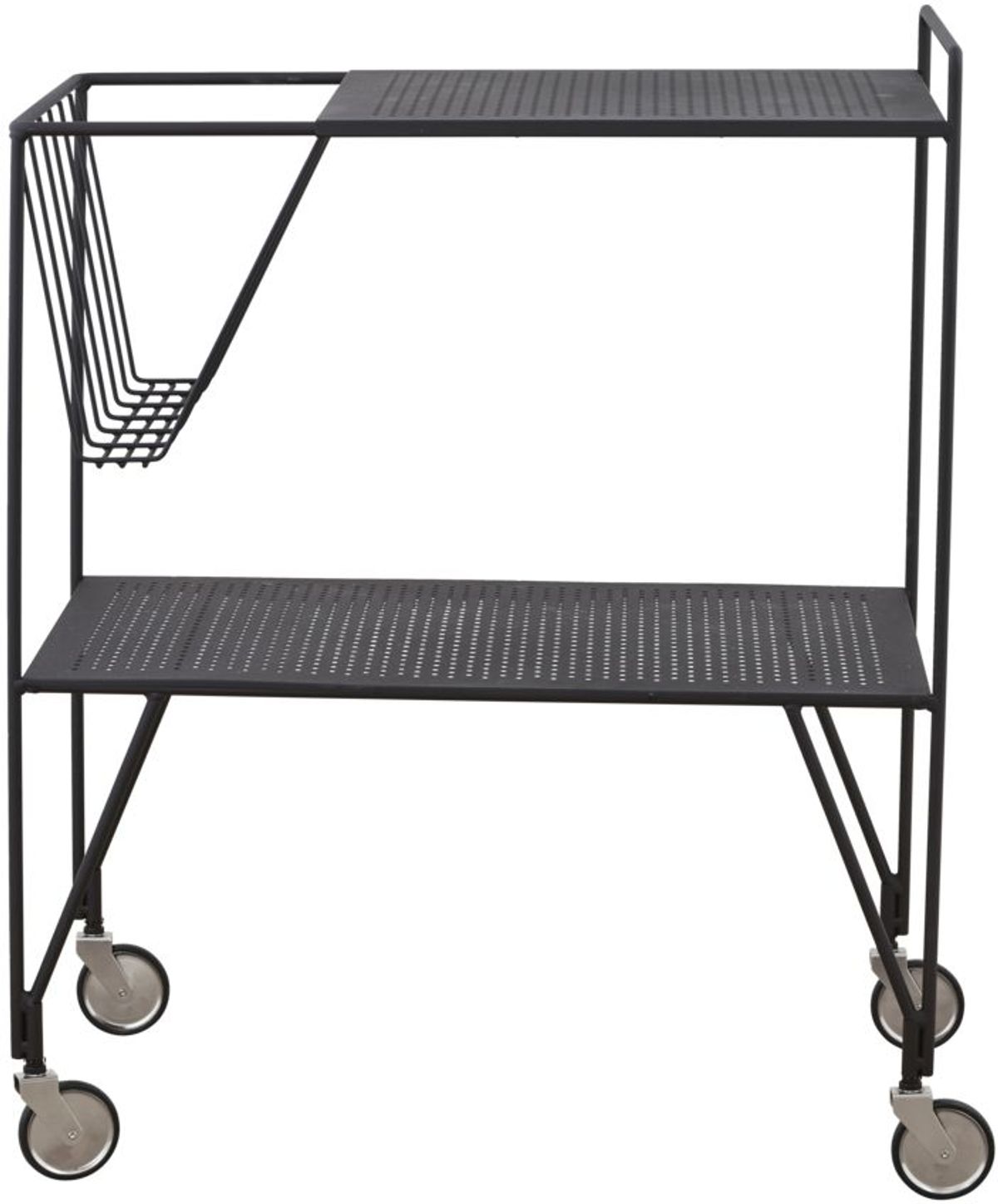 Use, Trolley, sort, H81x65x40 cm