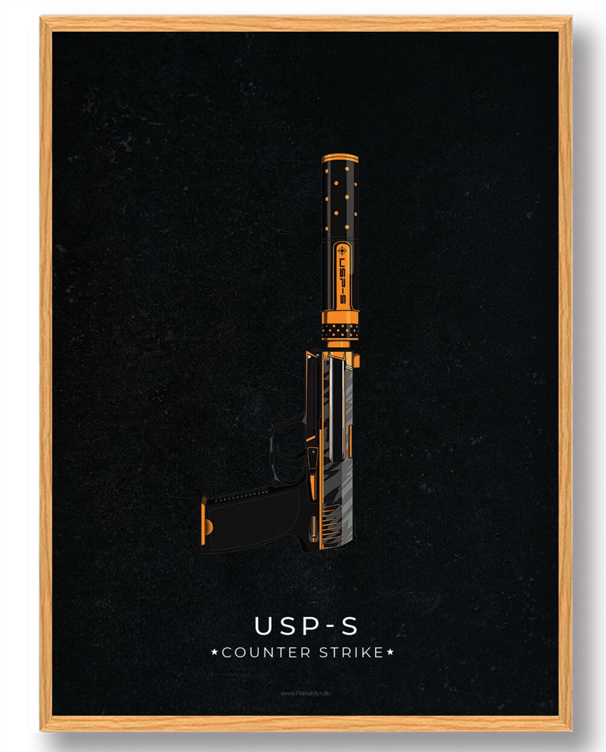 USP-S - CS gamerplakater (Størrelse: L - 50x70cm (B2))