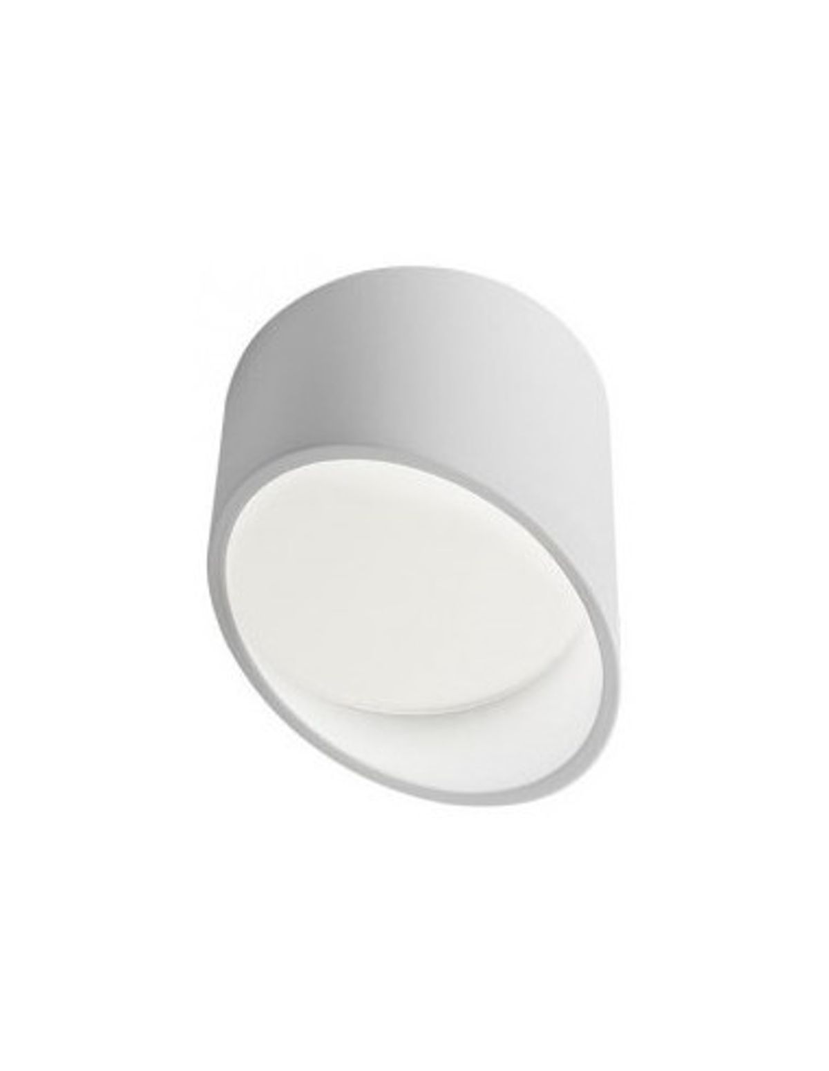 UTO Påbygningsspot i aluminium og akryl Ø9 cm 1 x 6W SMD LED - Mat hvid/Hvid