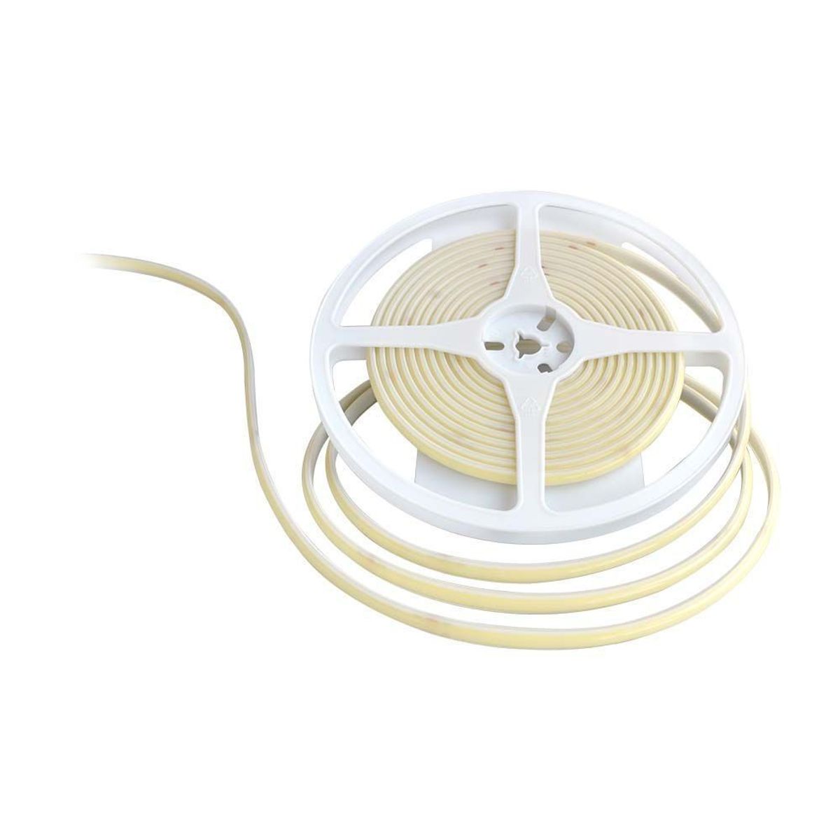 V-Tac 10W/m COB-LED strip - 5m, IP67, 320 LED pr. meter, 24V, COB LED - Kulør : Kold