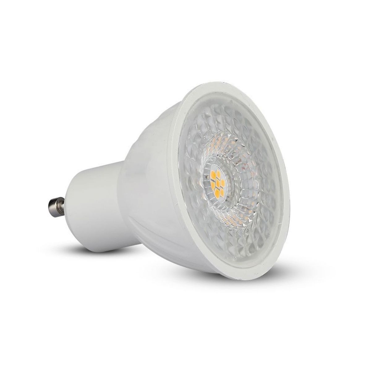 V-Tac 6W LED spot - Samsung LED chip, 230V, GU10 - Dæmpbar : Ikke dæmpbar, Kulør : Kold