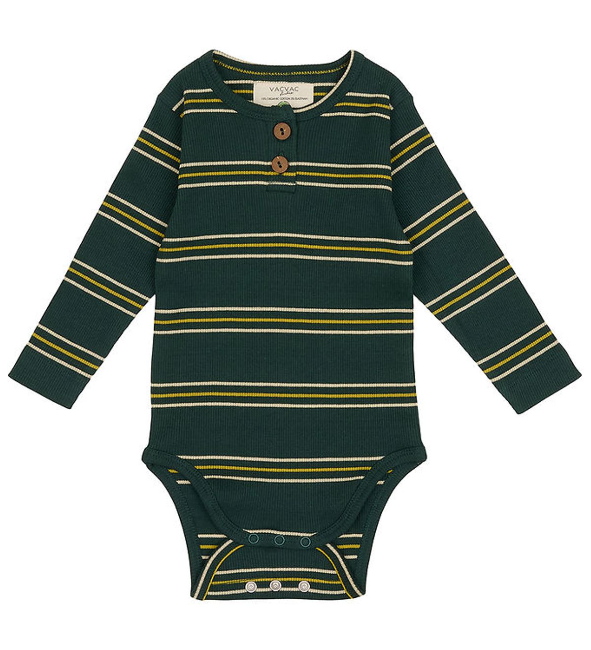 VACVAC Body l/æ - Rib - Billie - Golden Forest Stripes