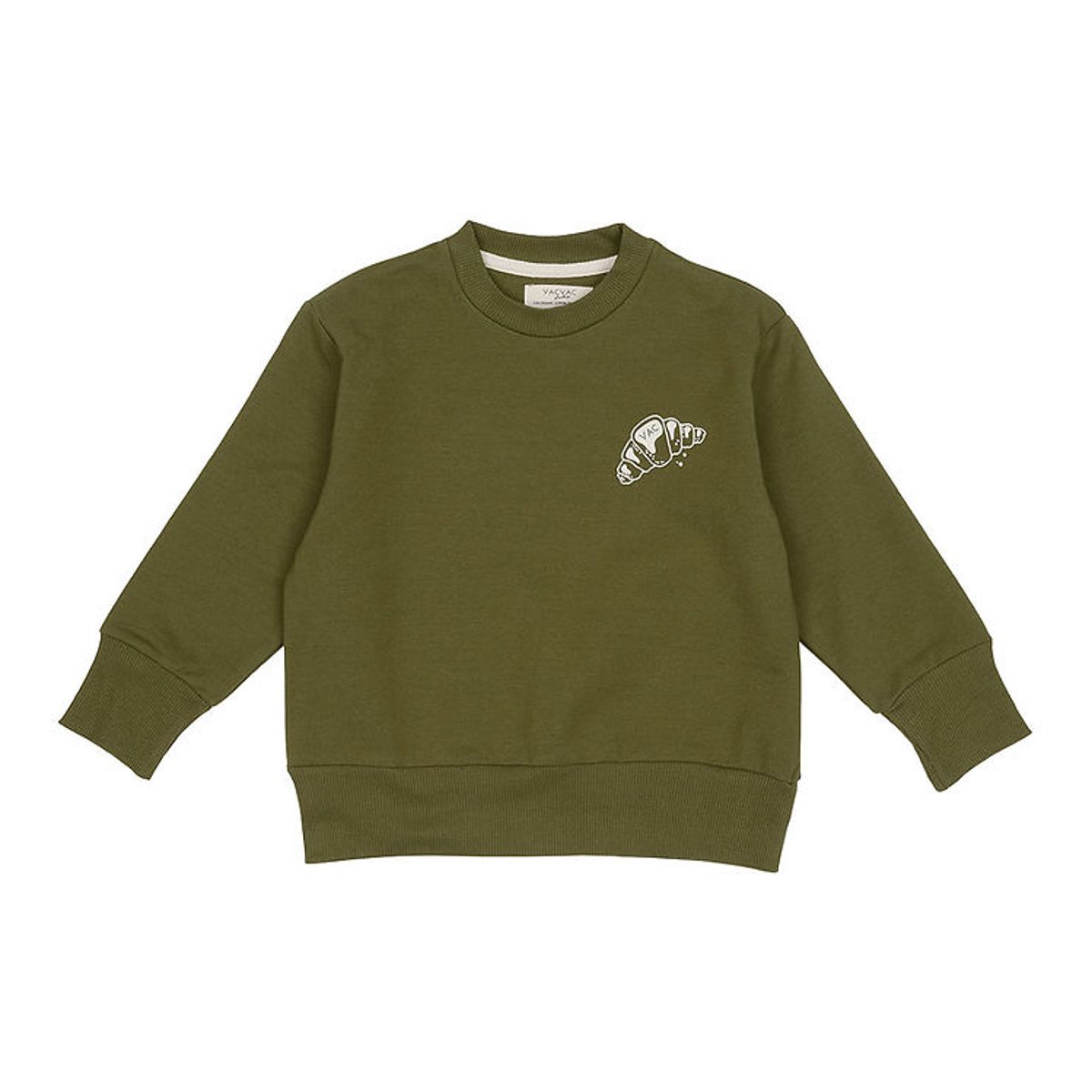 VACVAC Sweatshirt - Lyon - Avocado m. Print