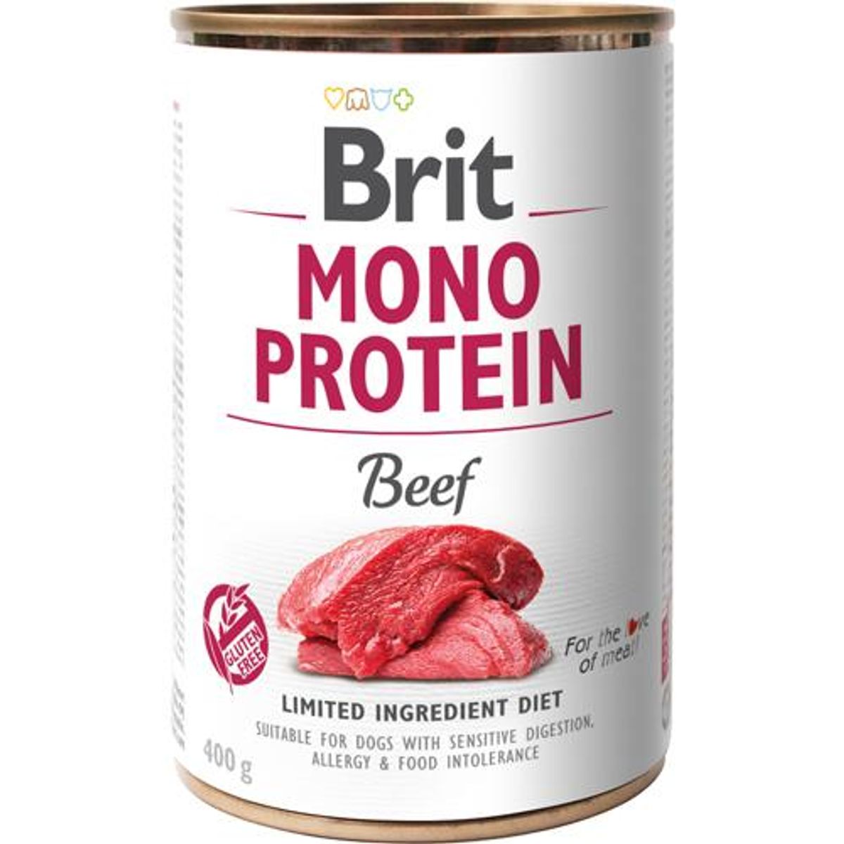 Vafo - Brit Mono Protein Okse, 400gr, Til følsom Fordøjelse - Hundefoder