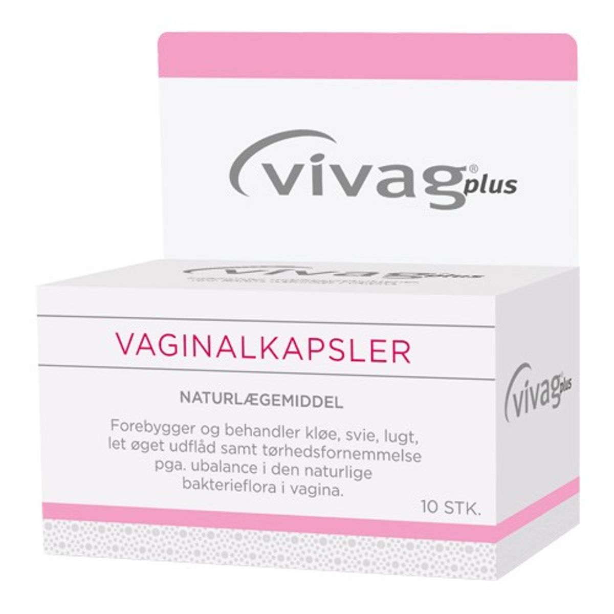 Vaginalkapsler uden applikartor - 10 kapsler - Vivag