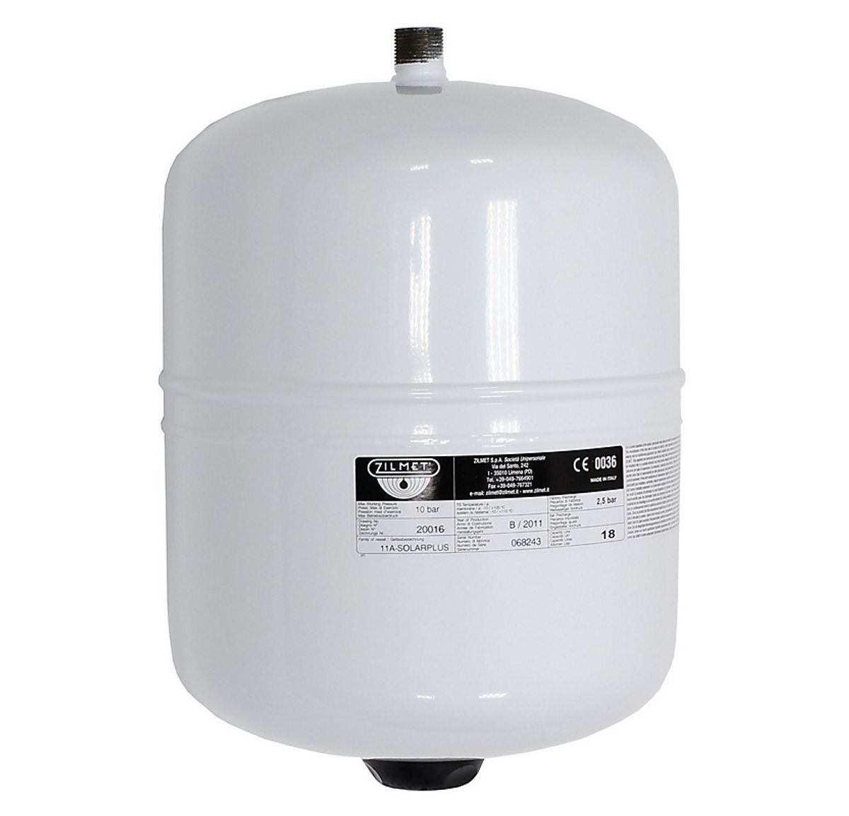 Vaillant Brine trykekspansionsbeholder 18 liter.