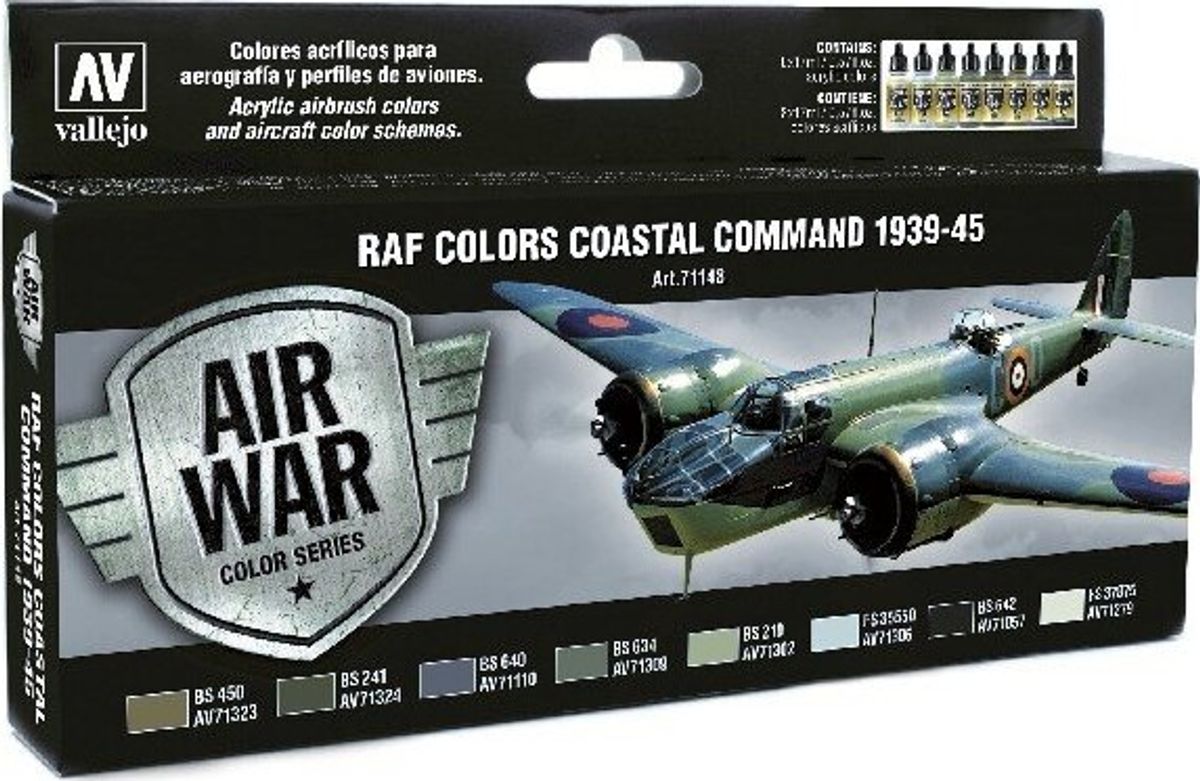 Vallejo - Air War Raf Colors Coastal Command 1939-194517 Ml - 71148