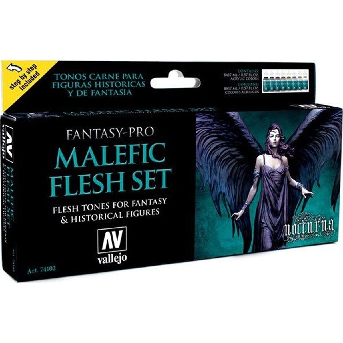 Vallejo - Fantasy Pro Malefic Flesh Set - 74102