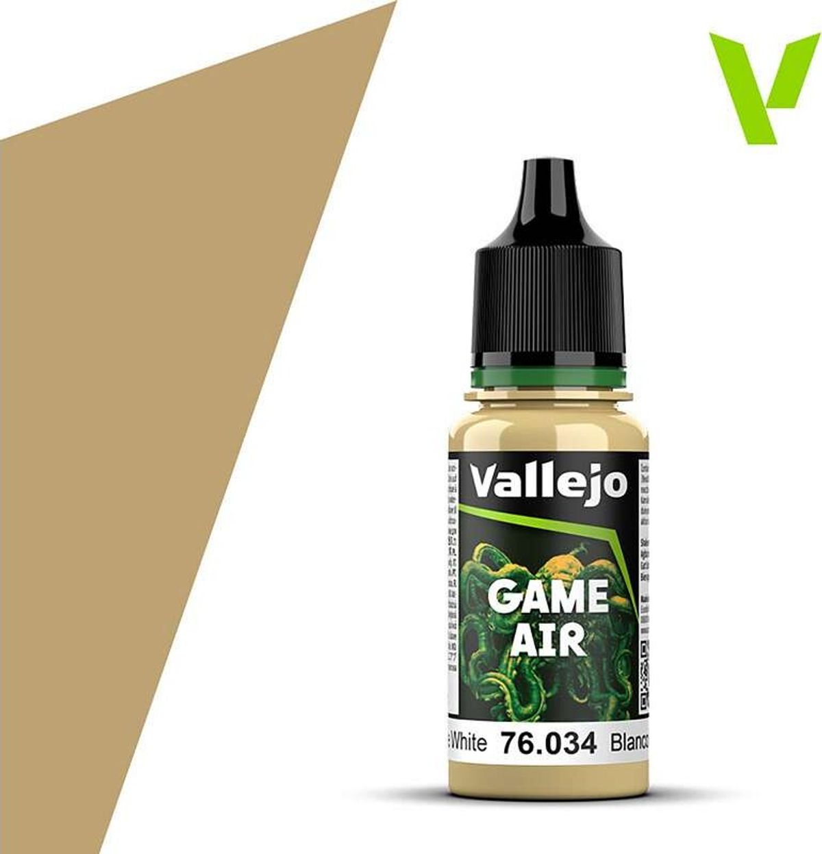 Vallejo - Game Air - Bone White Mat - 18 Ml - 76034