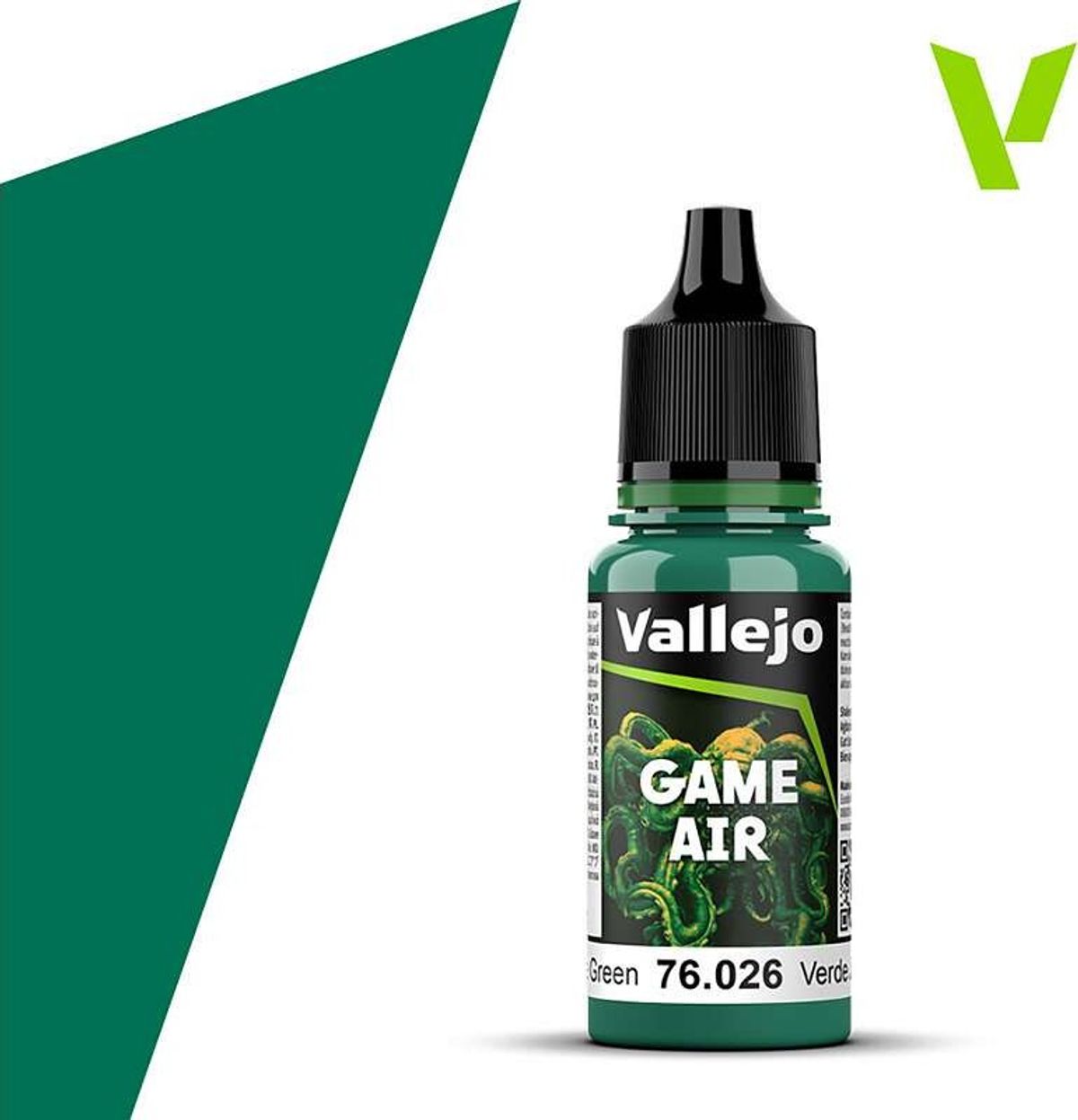 Vallejo - Game Air - Jade Green Mat - 18 Ml - 76026