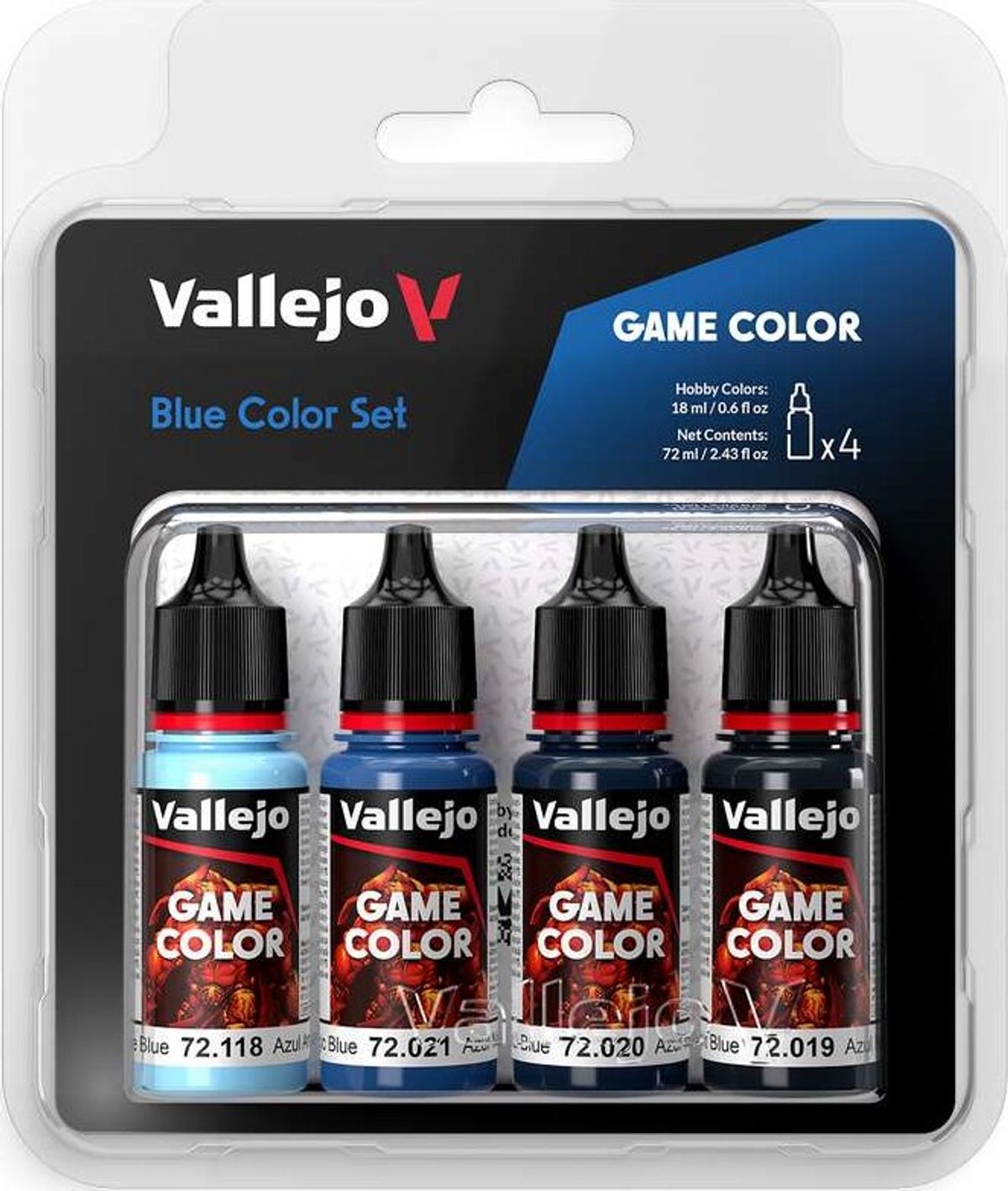 Vallejo - Game Color - Blue Color Set - 4x18 Ml