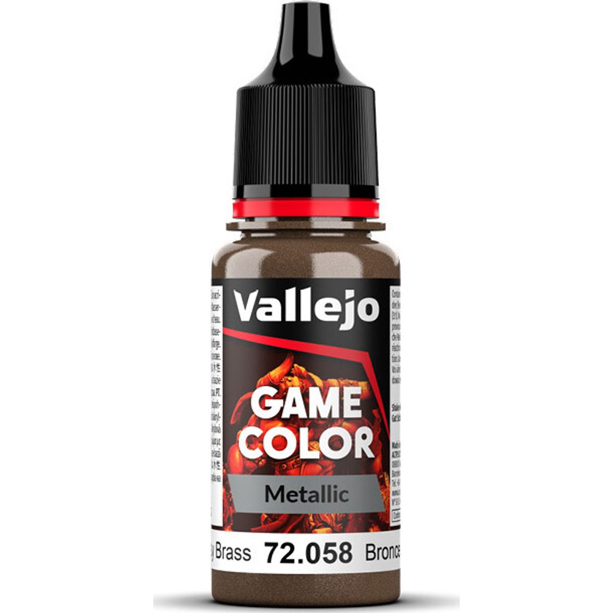 Vallejo - Game Color - Brassy Brass Metallic - 18 Ml - 72058