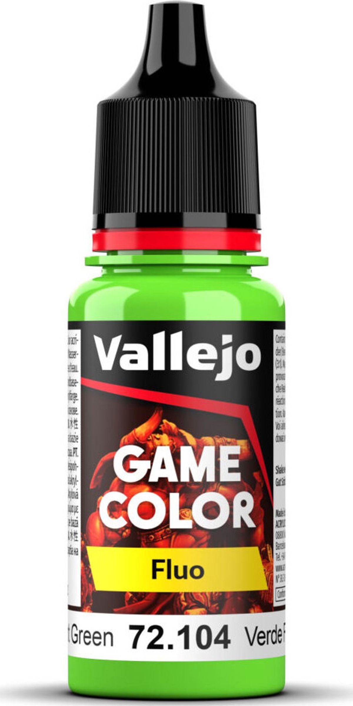 Vallejo - Game Color - Fluorescent Green - 18 Ml - 72104