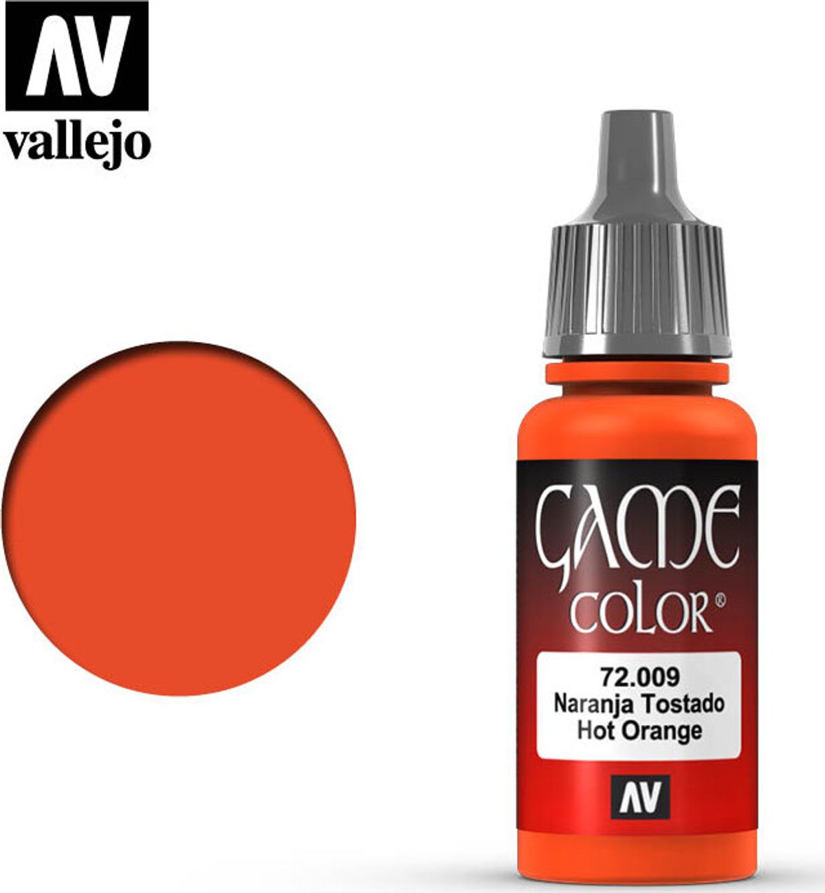 Vallejo - Game Color - Hot Orange Mat - 18 Ml - 72009