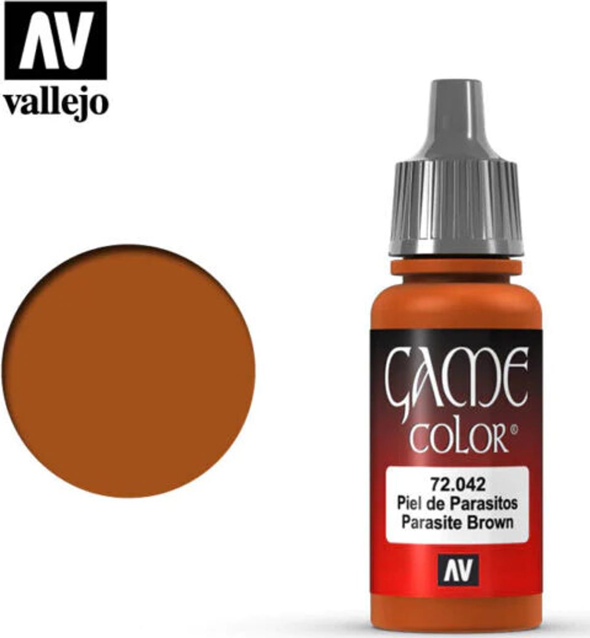 Vallejo - Game Color - Parasite Brown Mat - 18 Ml - 72042