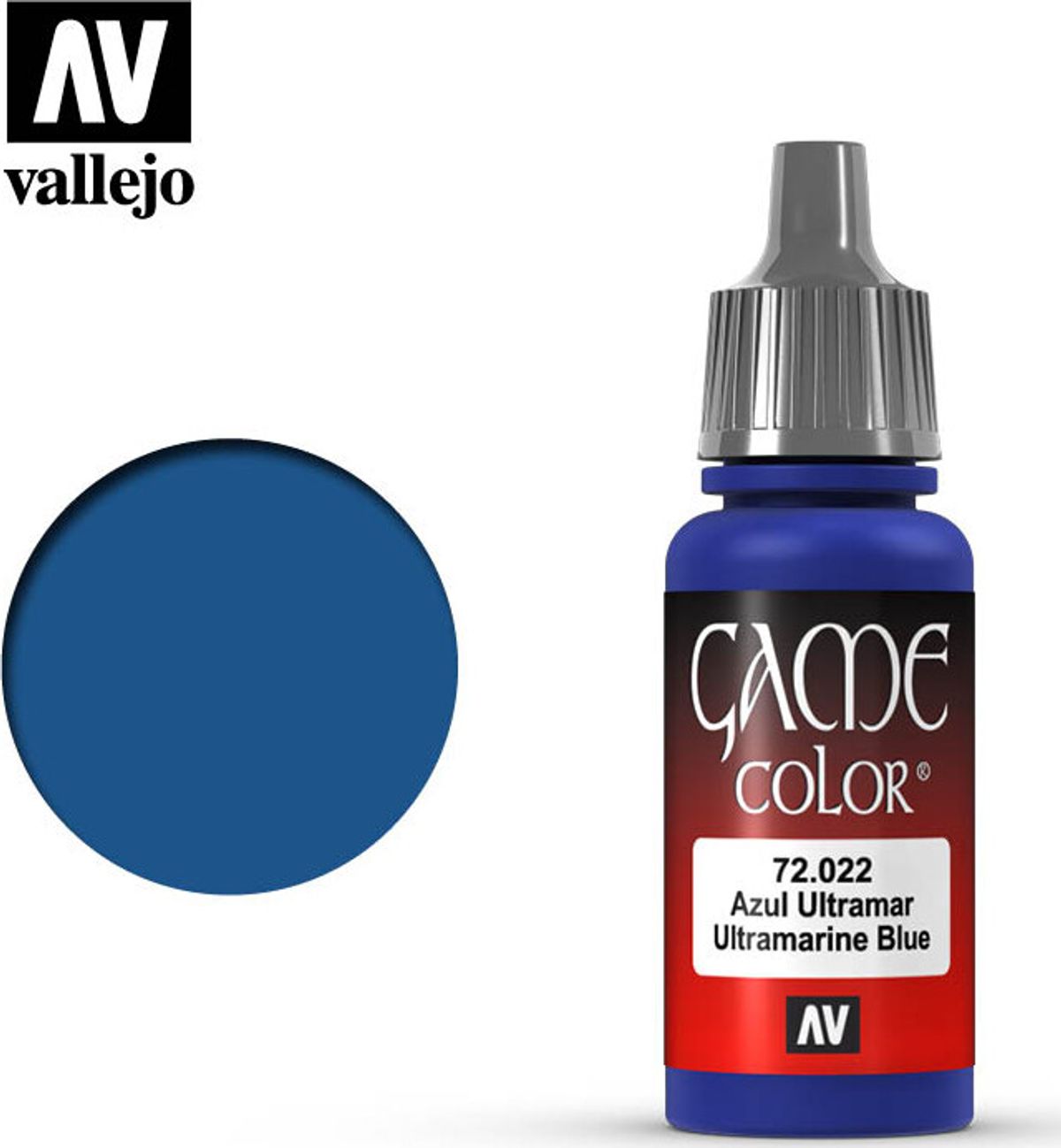 Vallejo - Game Color - Ultramarine Blue Mat - 18 Ml - 72022