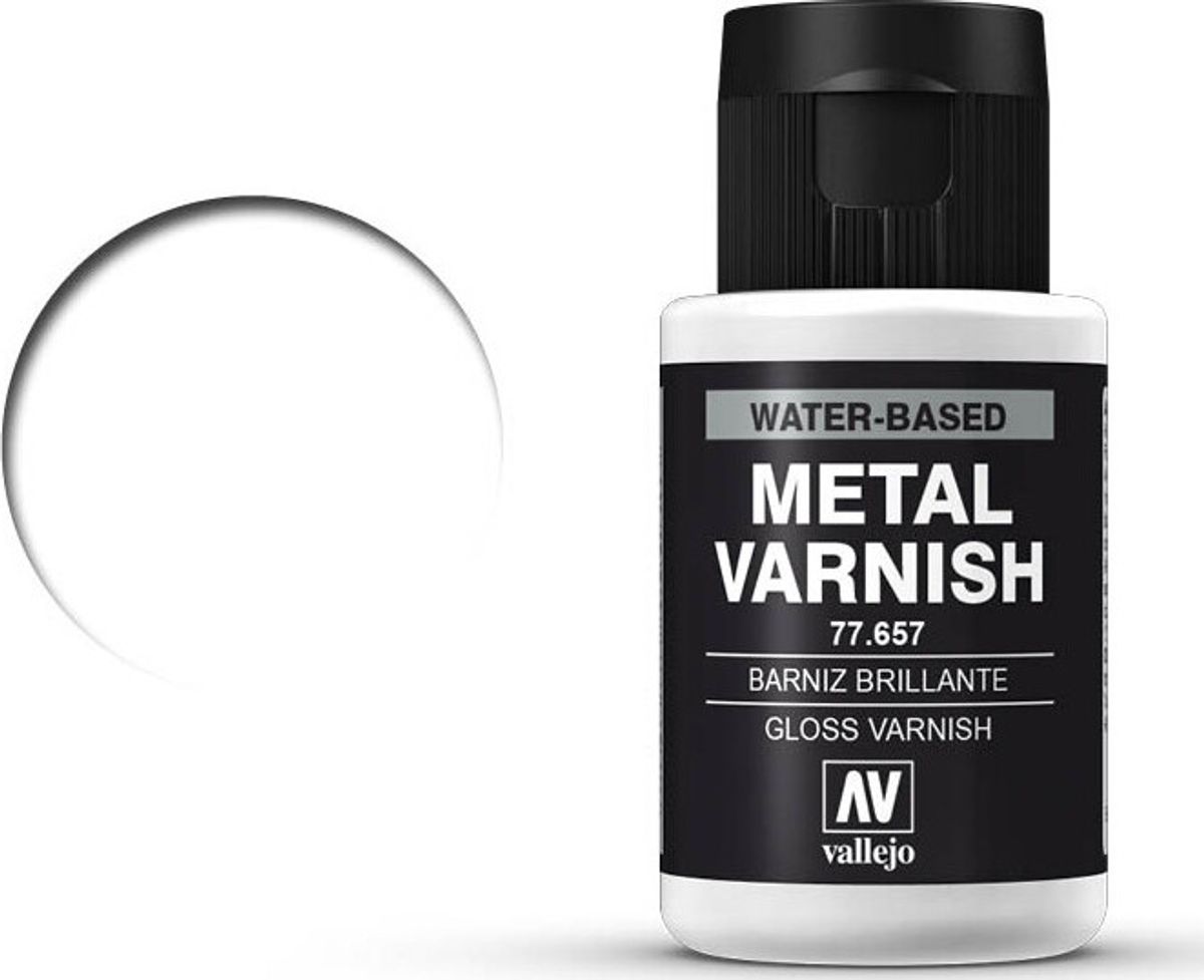 Vallejo - Gloss Metal Varnish - 32 Ml - 77657