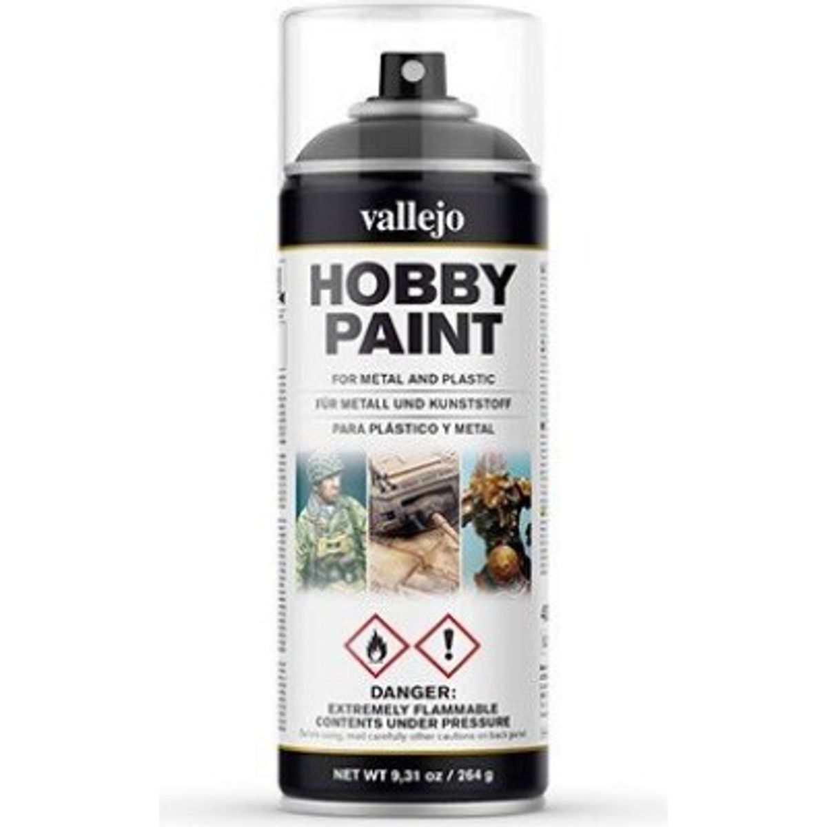 Vallejo - Hobby Paint Spraymaling - Afv Uk Bronze Green 400 Ml