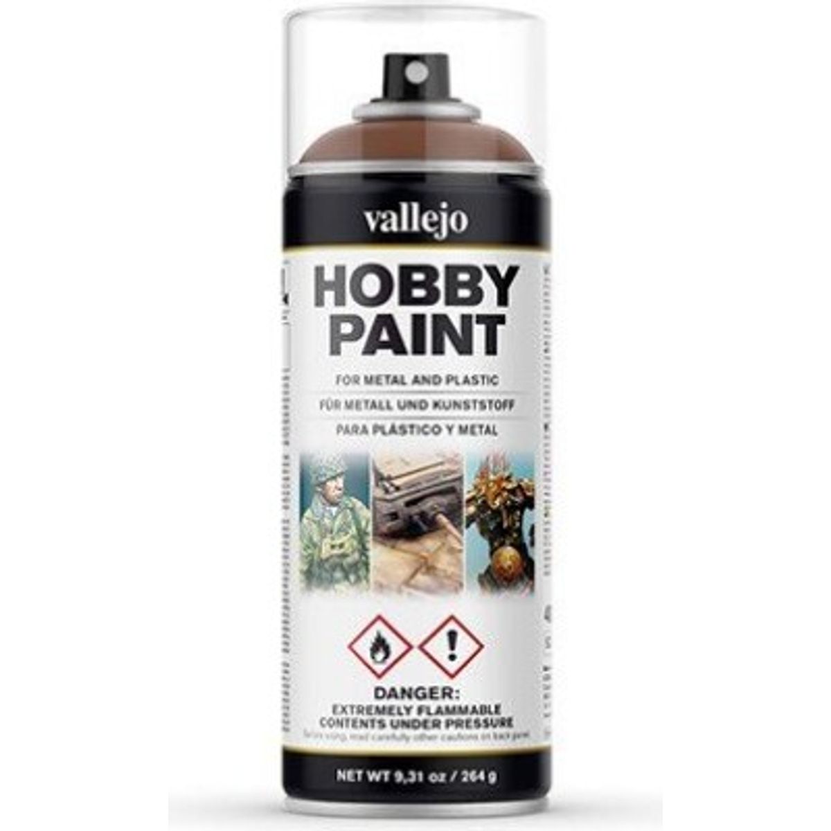 Vallejo - Hobby Paint Spraymaling - Fantasy Beasty Brown 400 Ml