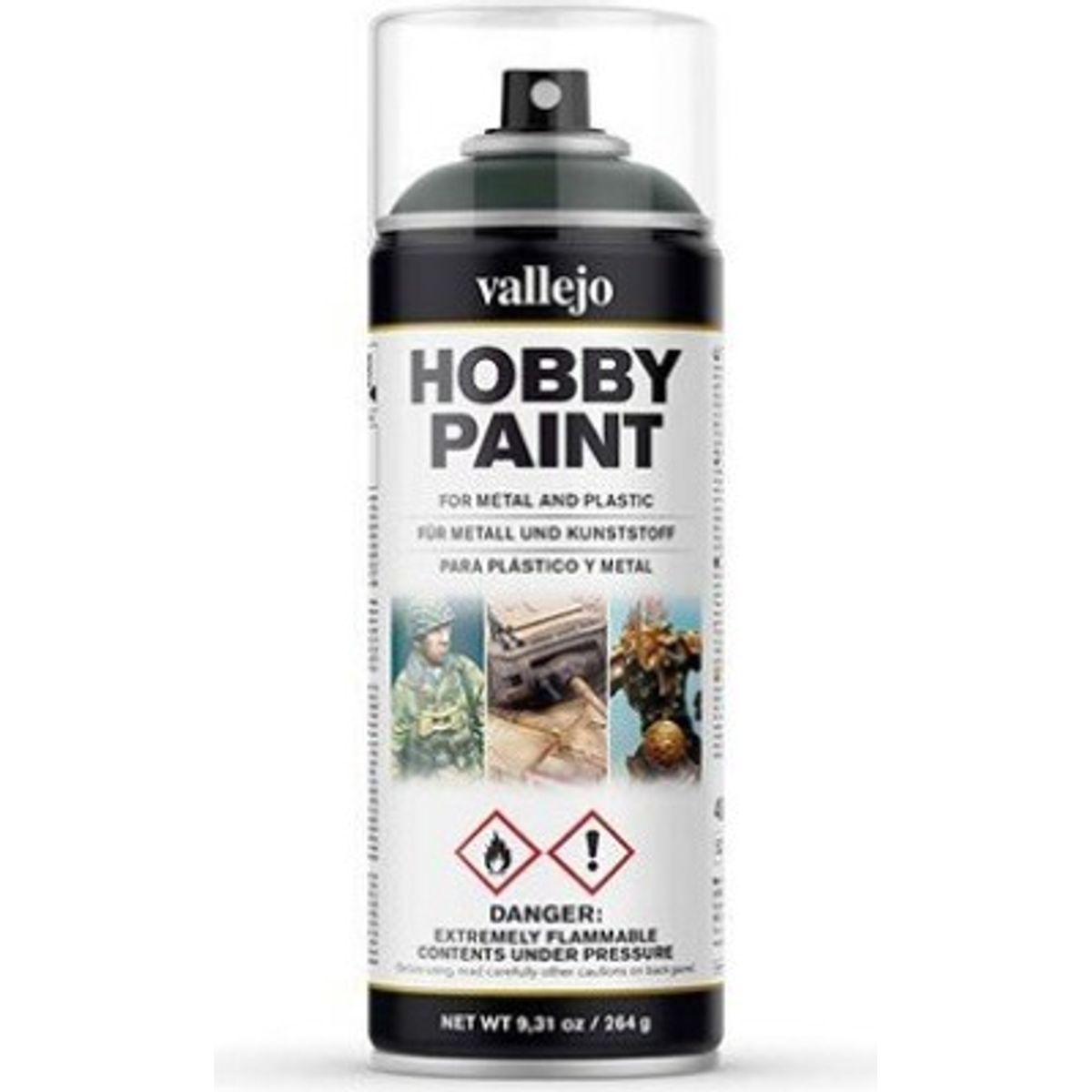 Vallejo - Hobby Paint Spraymaling - Fantasy Dark Green 400 Ml