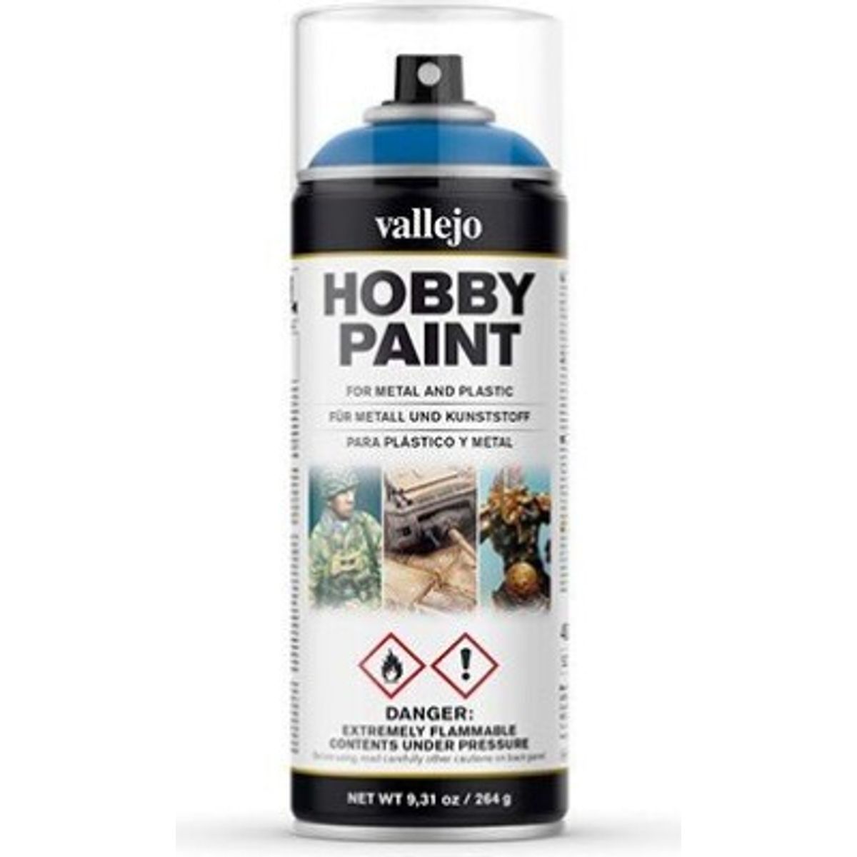 Vallejo - Hobby Paint Spraymaling - Fantasy Magic Blue 400 Ml