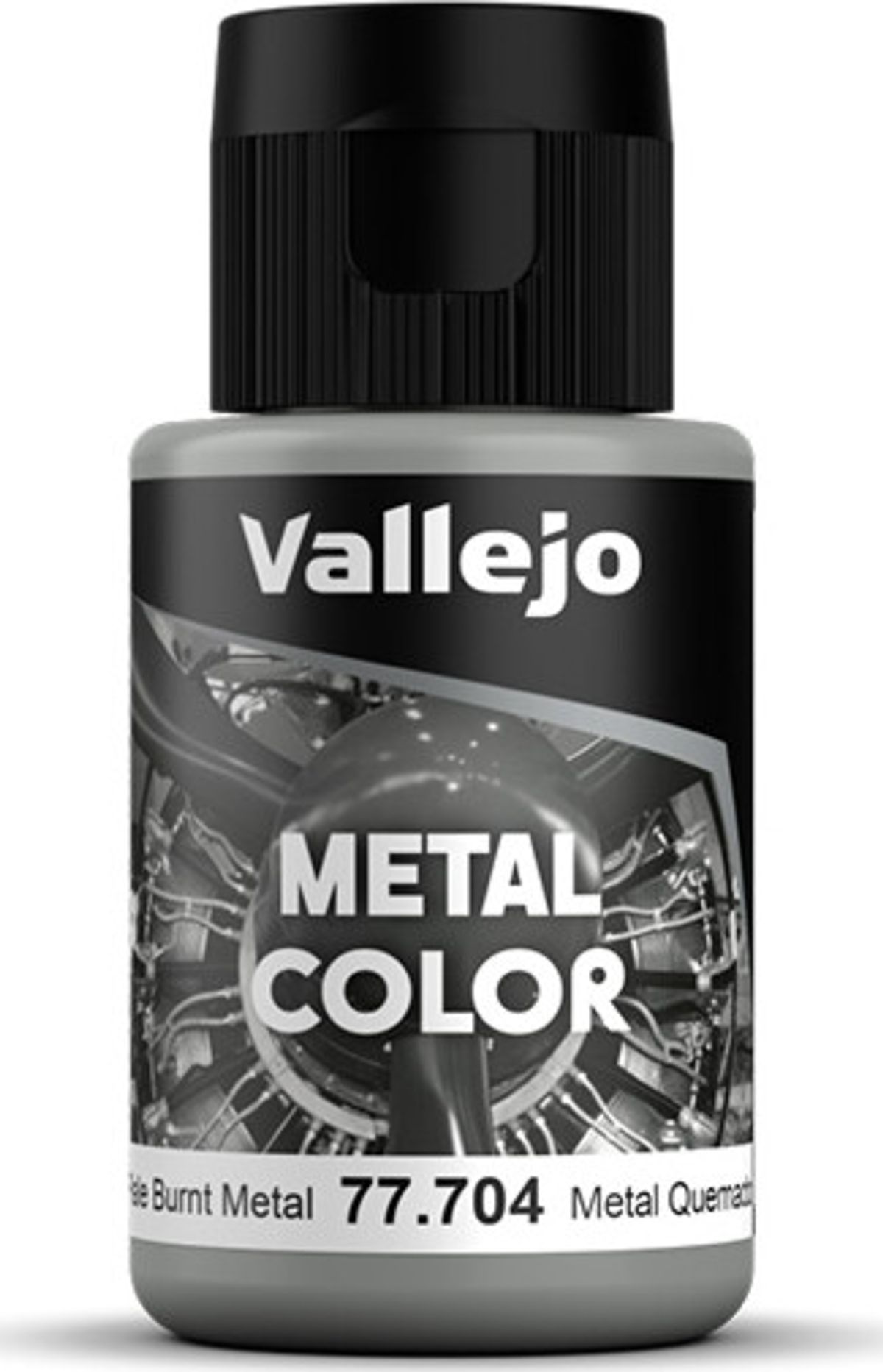 Vallejo - Metal Color Airbrush Maling - Pale Burnt Metal 32 Ml