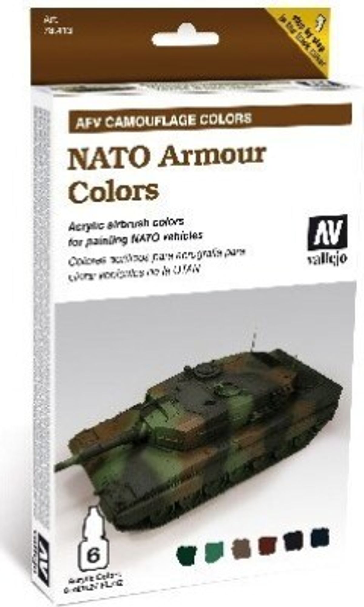 Vallejo - Nato Armour Colors - Camouflage 6x8 Ml - 78413