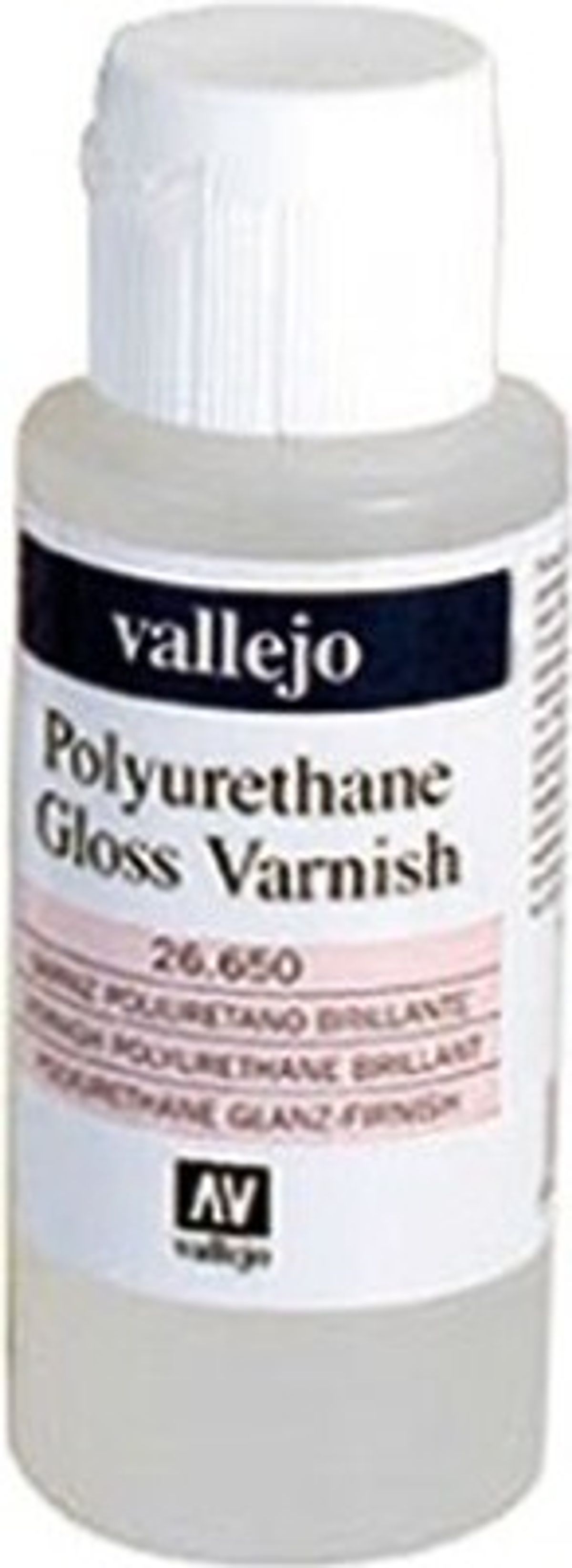 Vallejo - Polyurethane Gloss Varnish - Polyurethan Lak - 60 Ml - 26650