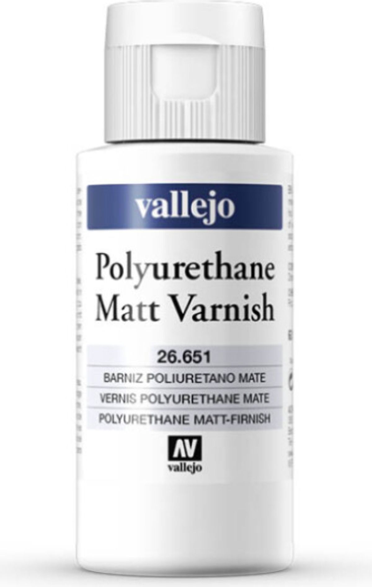 Vallejo - Polyurethane Matt Varnish - Polyurethan Lak - 60 Ml - 26651