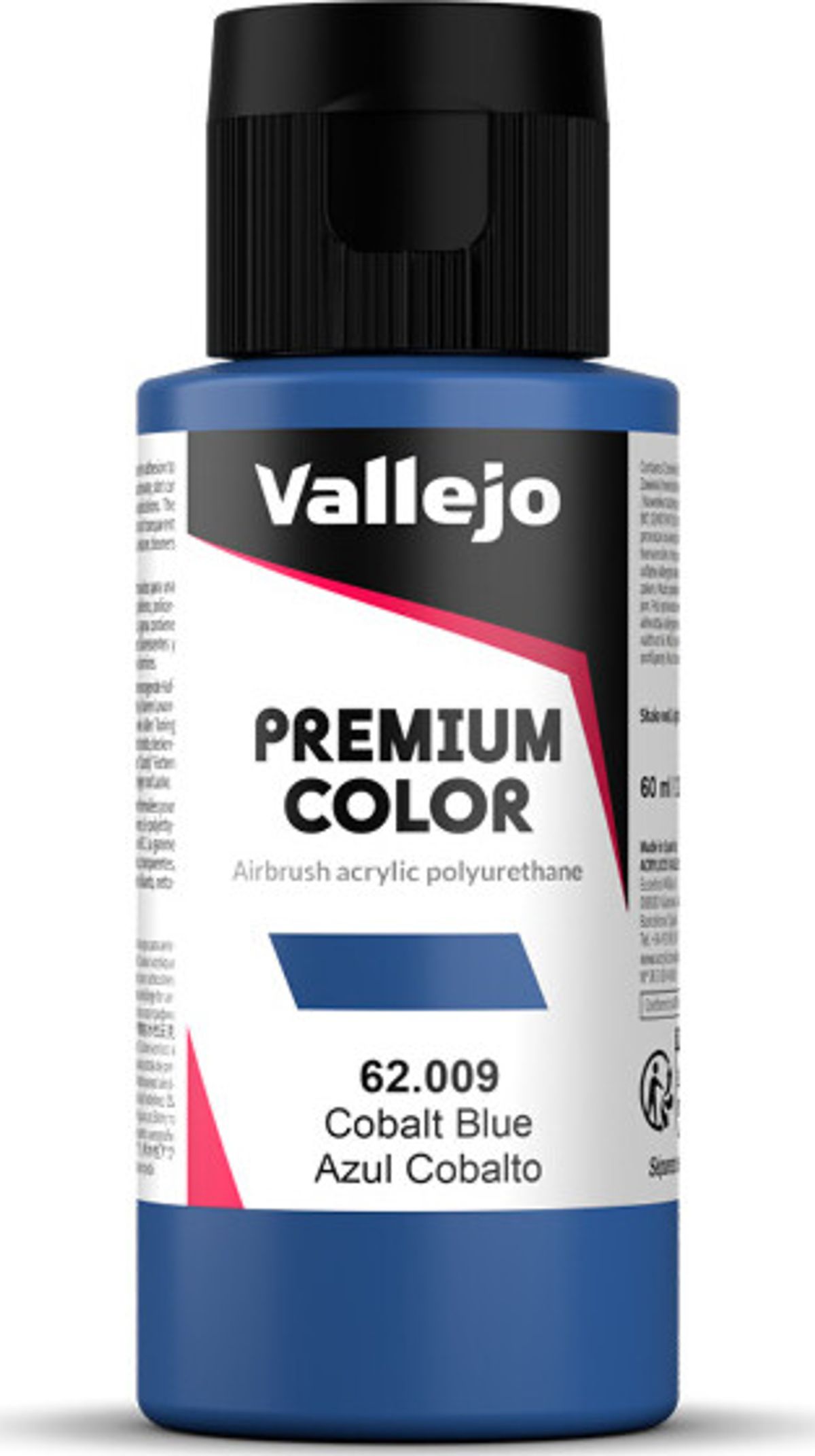 Vallejo - Premium Airbrush Maling - Cobalt Blue 60 Ml