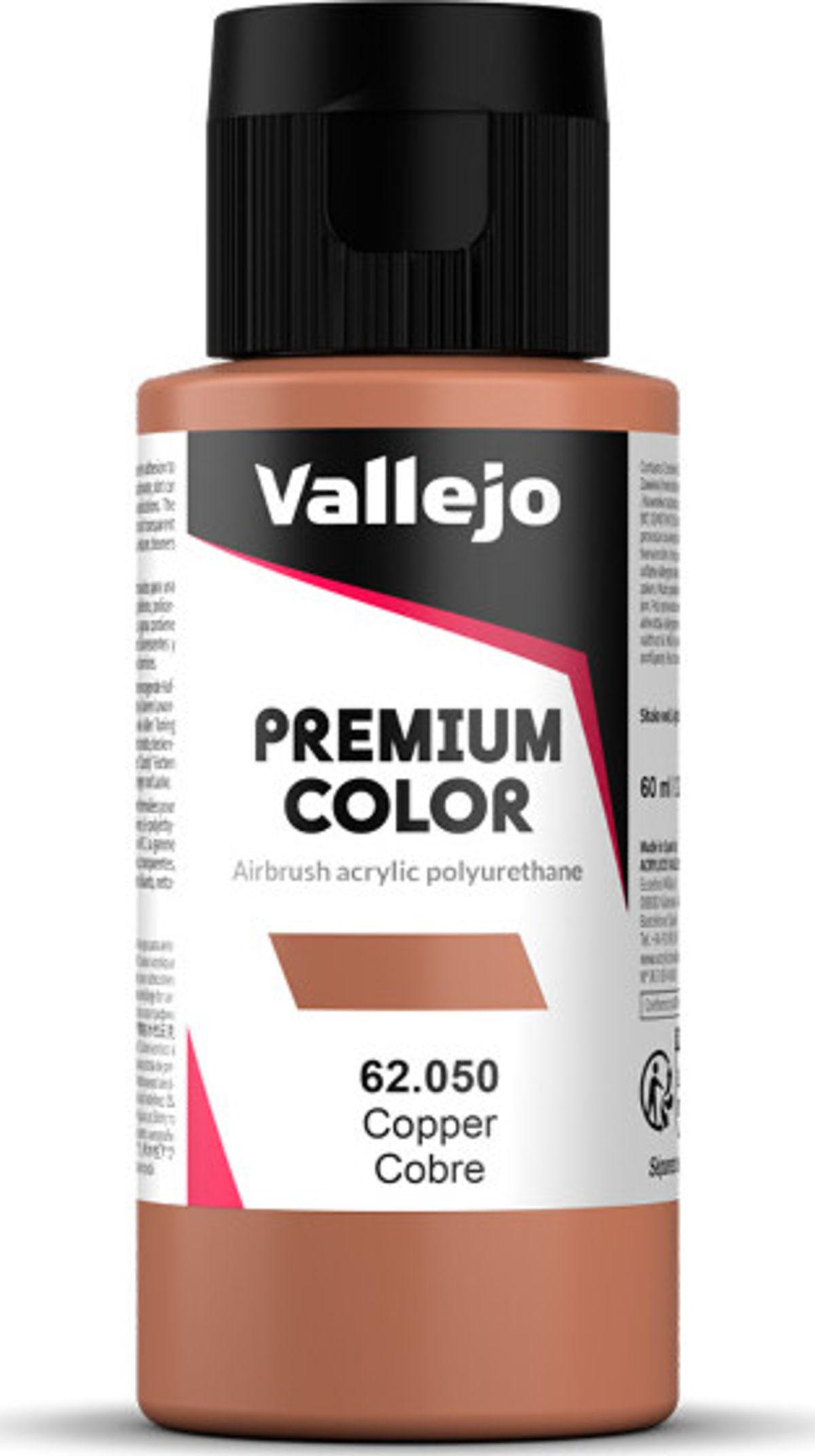 Vallejo - Premium Airbrush Maling - Copper 60 Ml