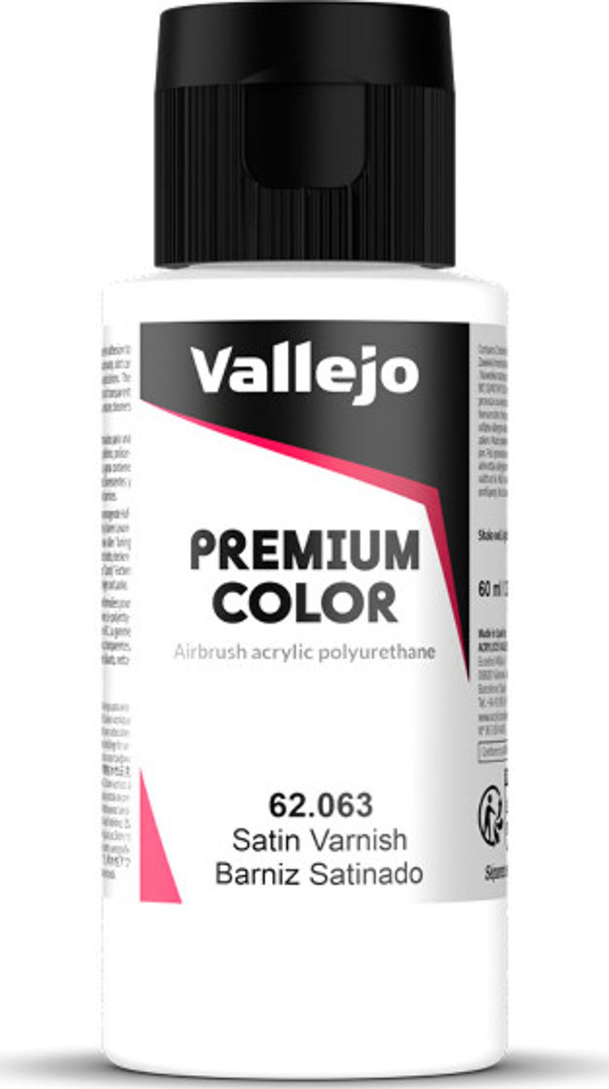 Vallejo - Premium Airbrush Satin Varnish 60 Ml - Satin Lak