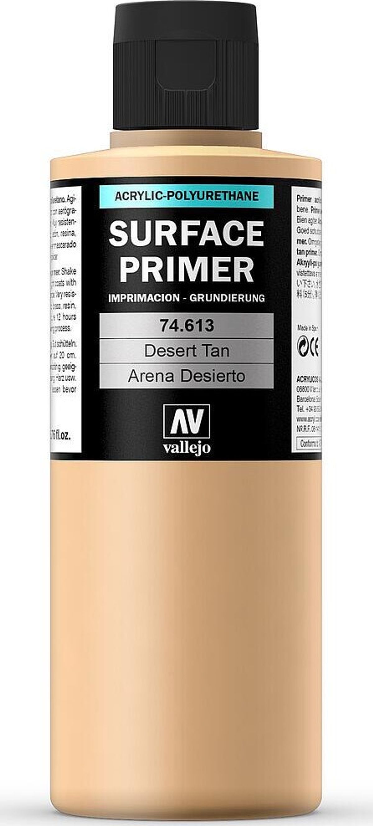 Vallejo - Surface Primer - Desert Tan 200 Ml