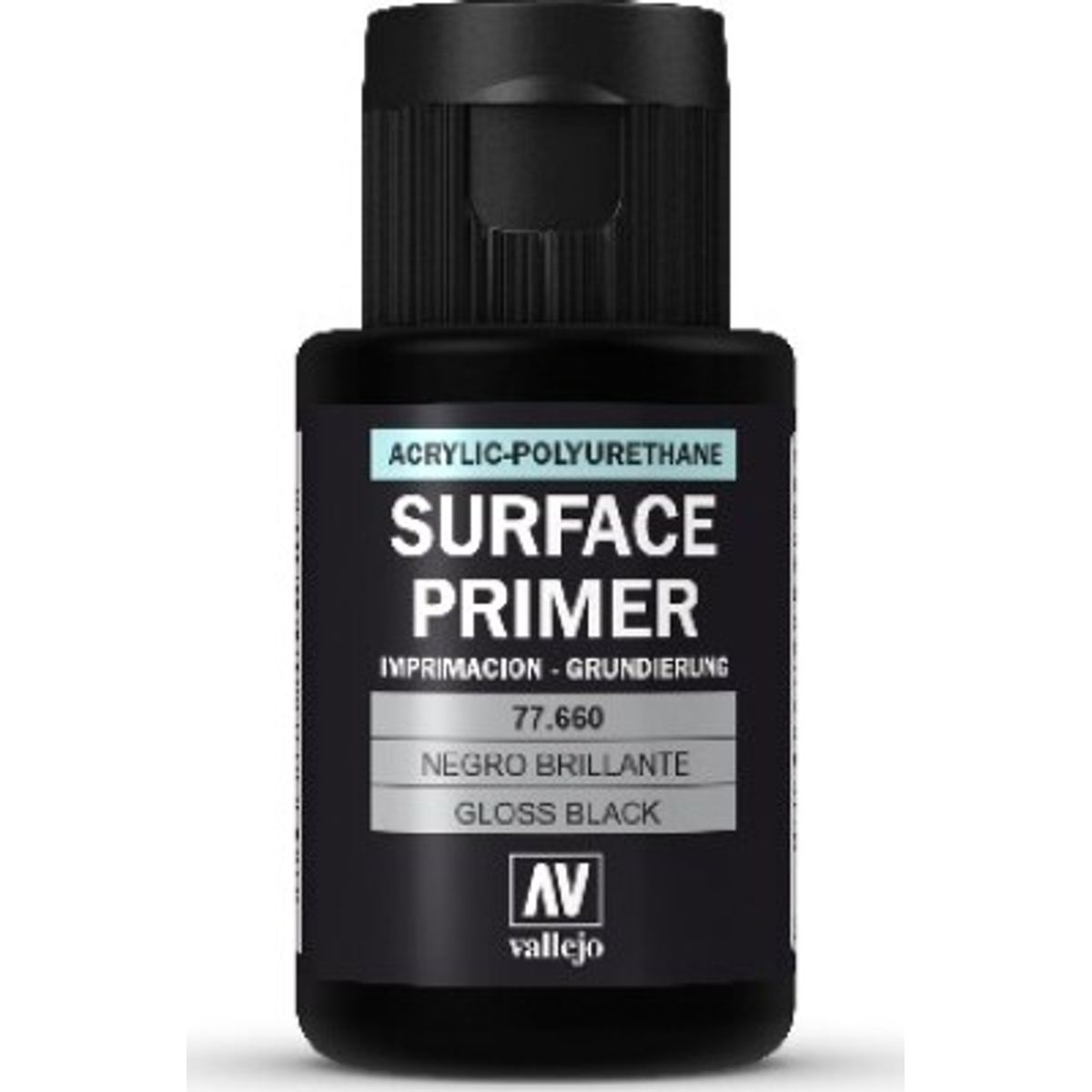 Vallejo - Surface Primer - Gloss Black - 32 Ml