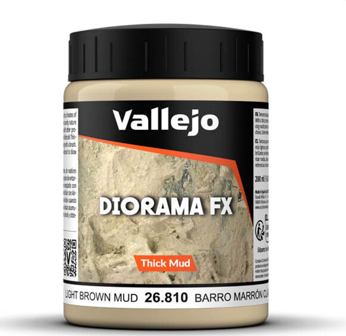 Vallejo - Thick Mud - Light Brown 200 Ml