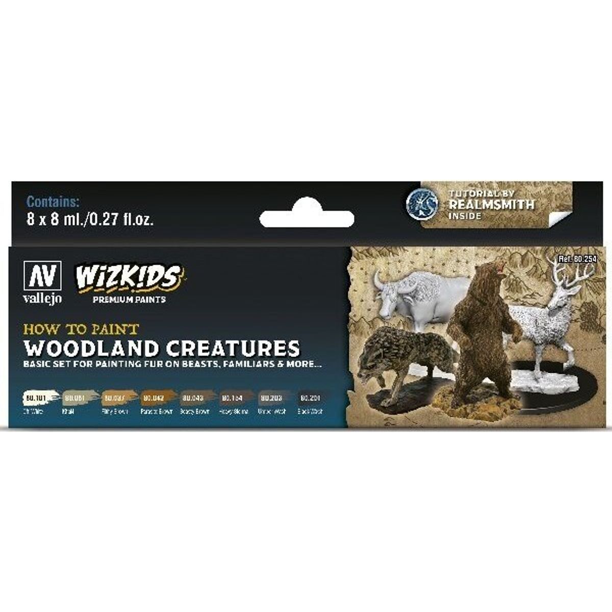 Vallejo - Wizkids Woodland Creatures - 8x8 Ml - 80254