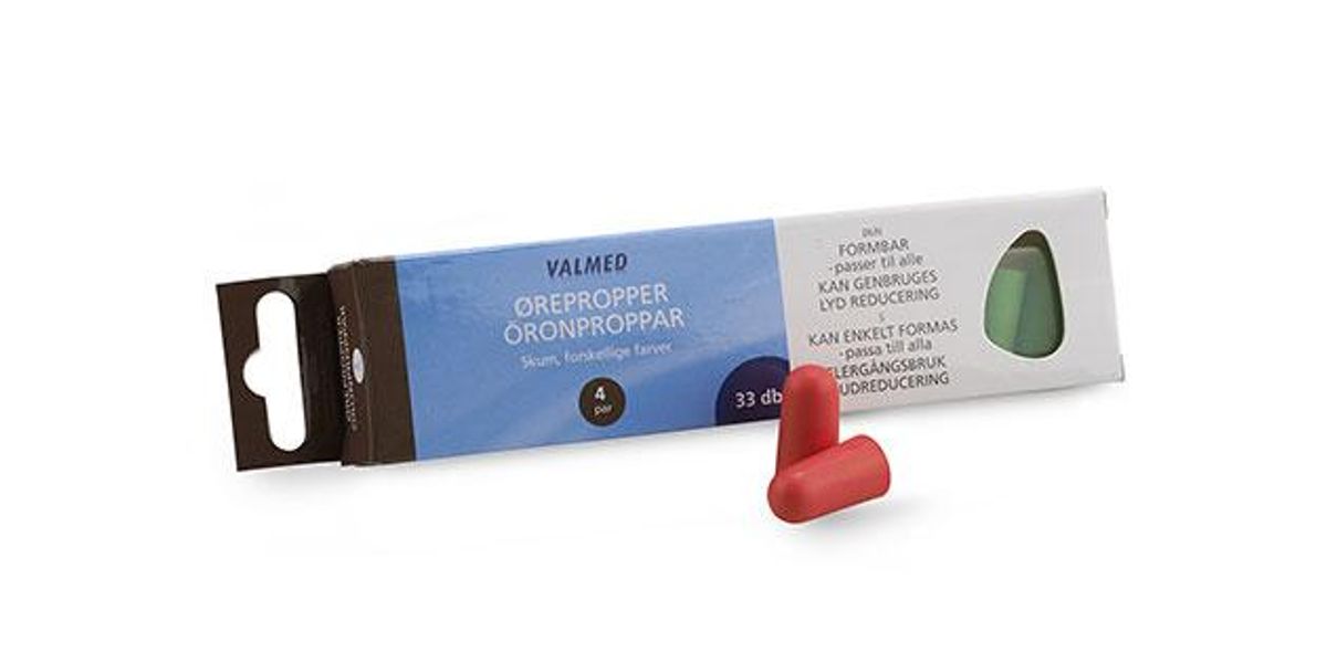 ValMed ørepropper, 4 par - Valmed - Earplugs - Buump