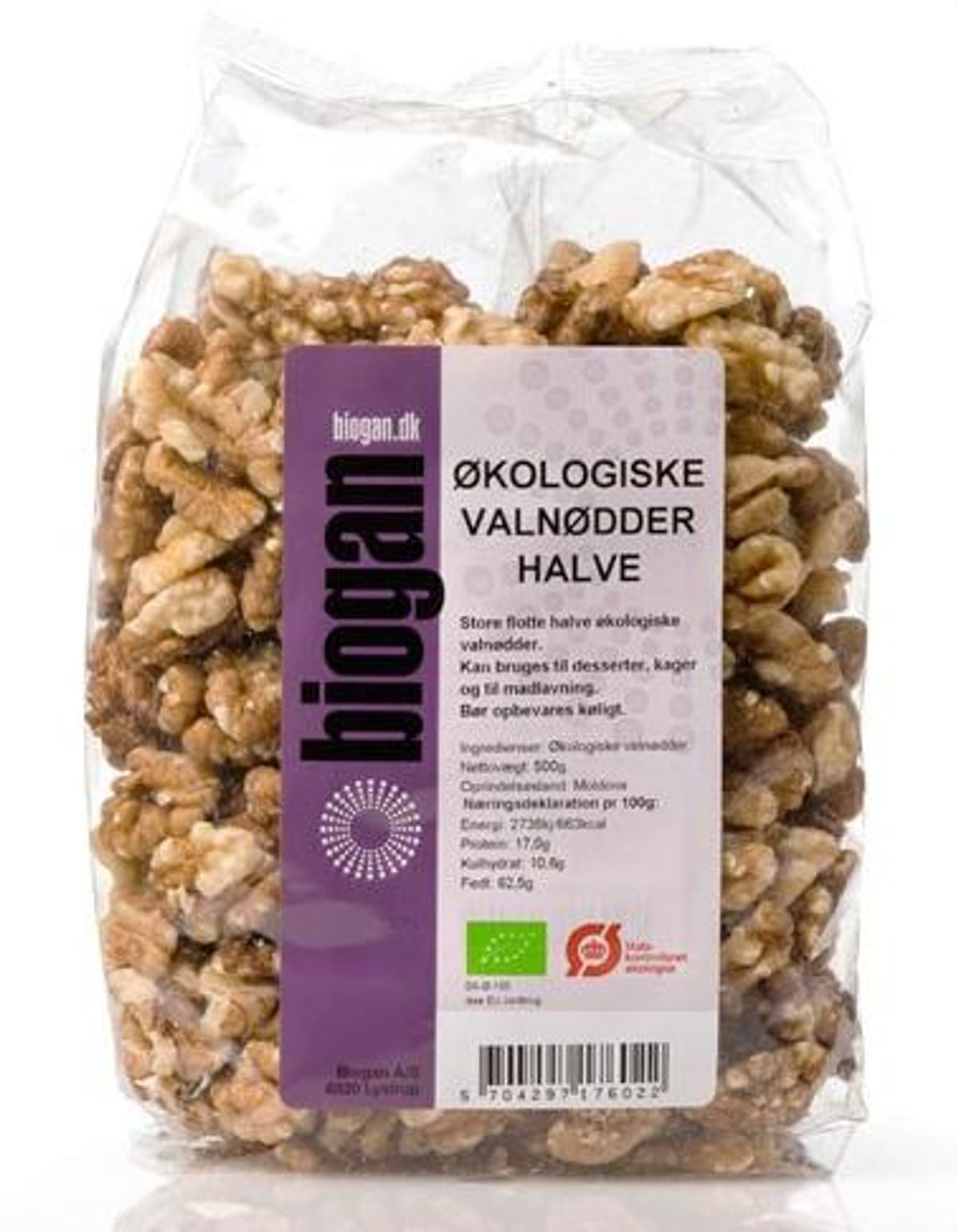 Valnødder halve Ø, 500g