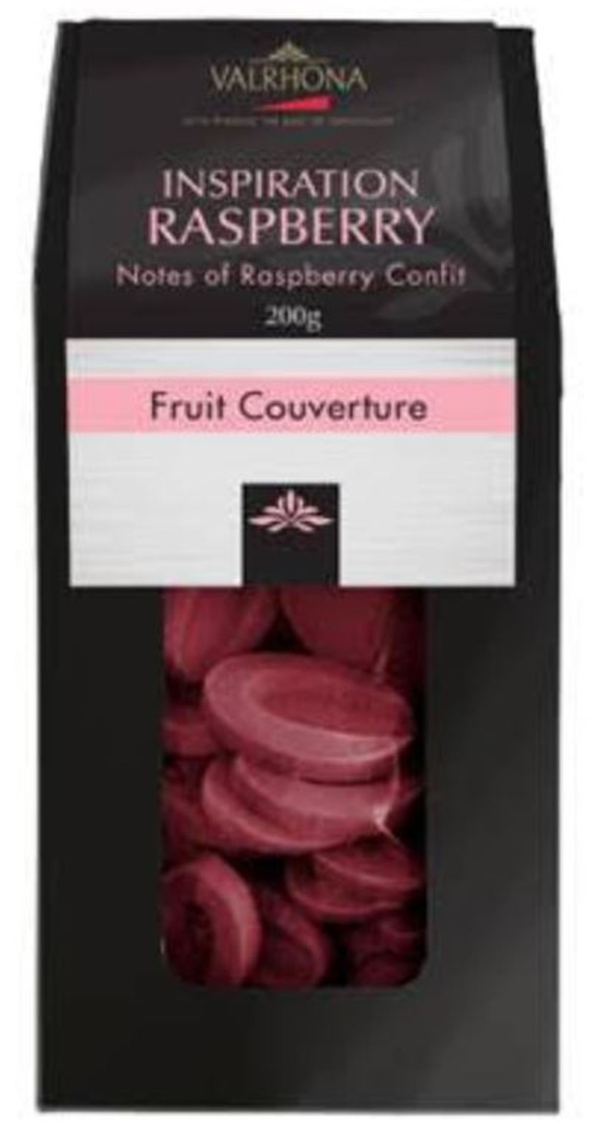 Valrhona Couverture Raspeberry 36% - 200 g.