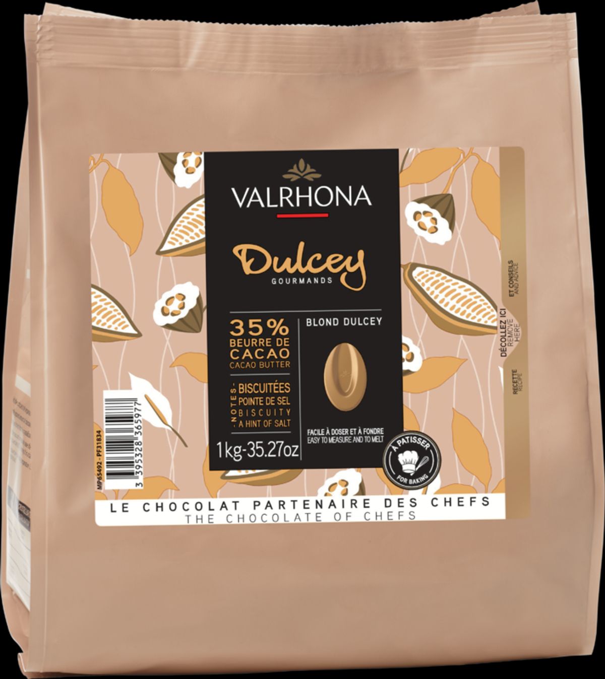 Valrhona Feves Dulcey 35% - 1 kg